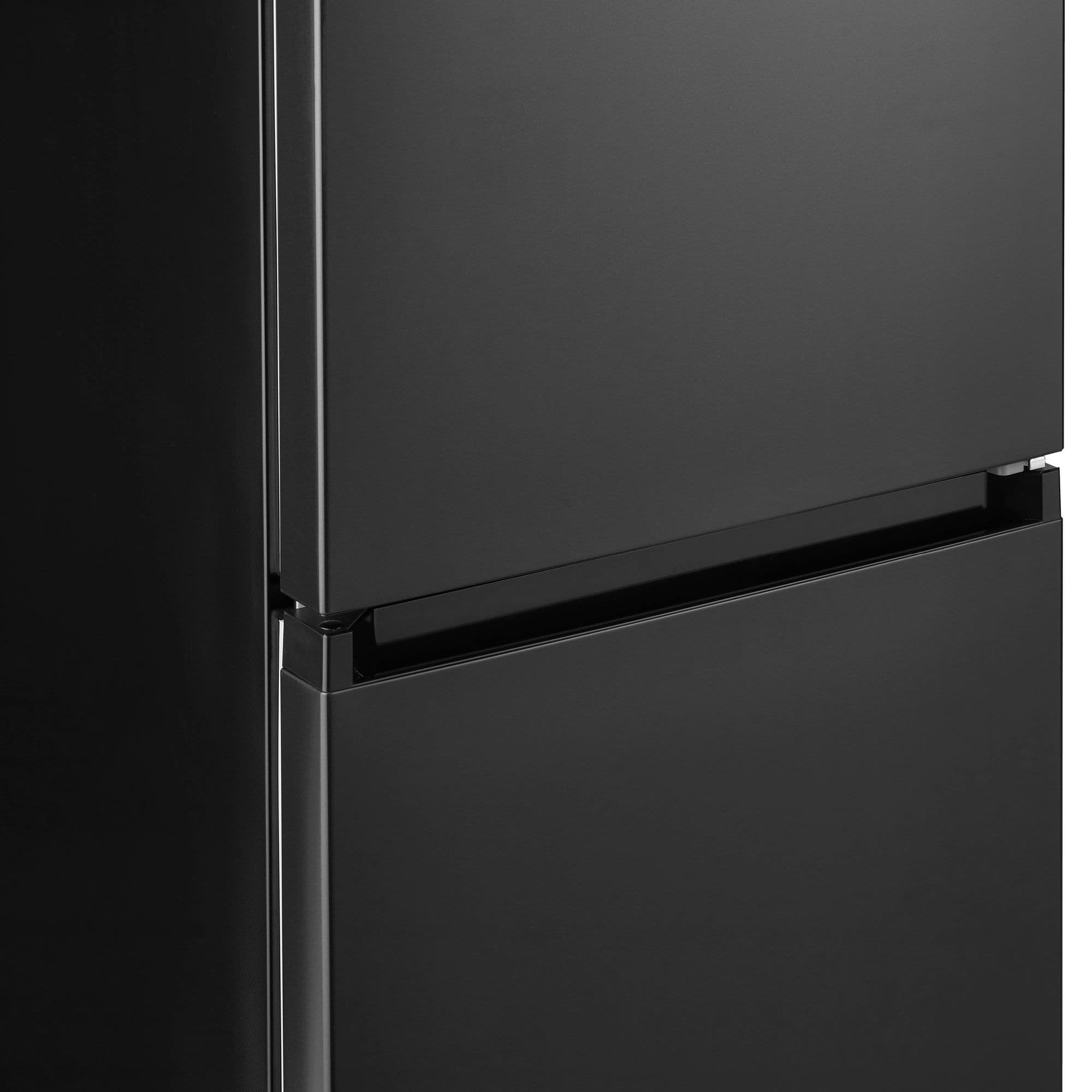 Inventum KV2010B Koel-vriescombinatie 378 l 201 cm – Zwart RVS, NoFrost, Energieklasse A