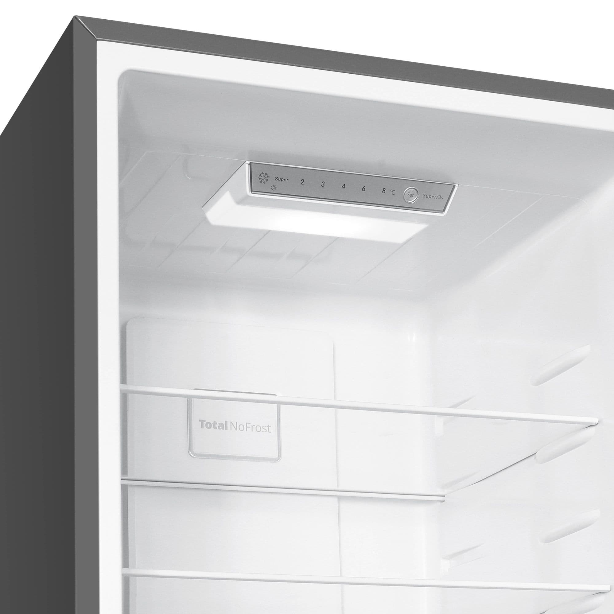 Inventum KV1840S Koel-vriescombinatie 327 l 184 cm – Zilver/RVS, NoFrost