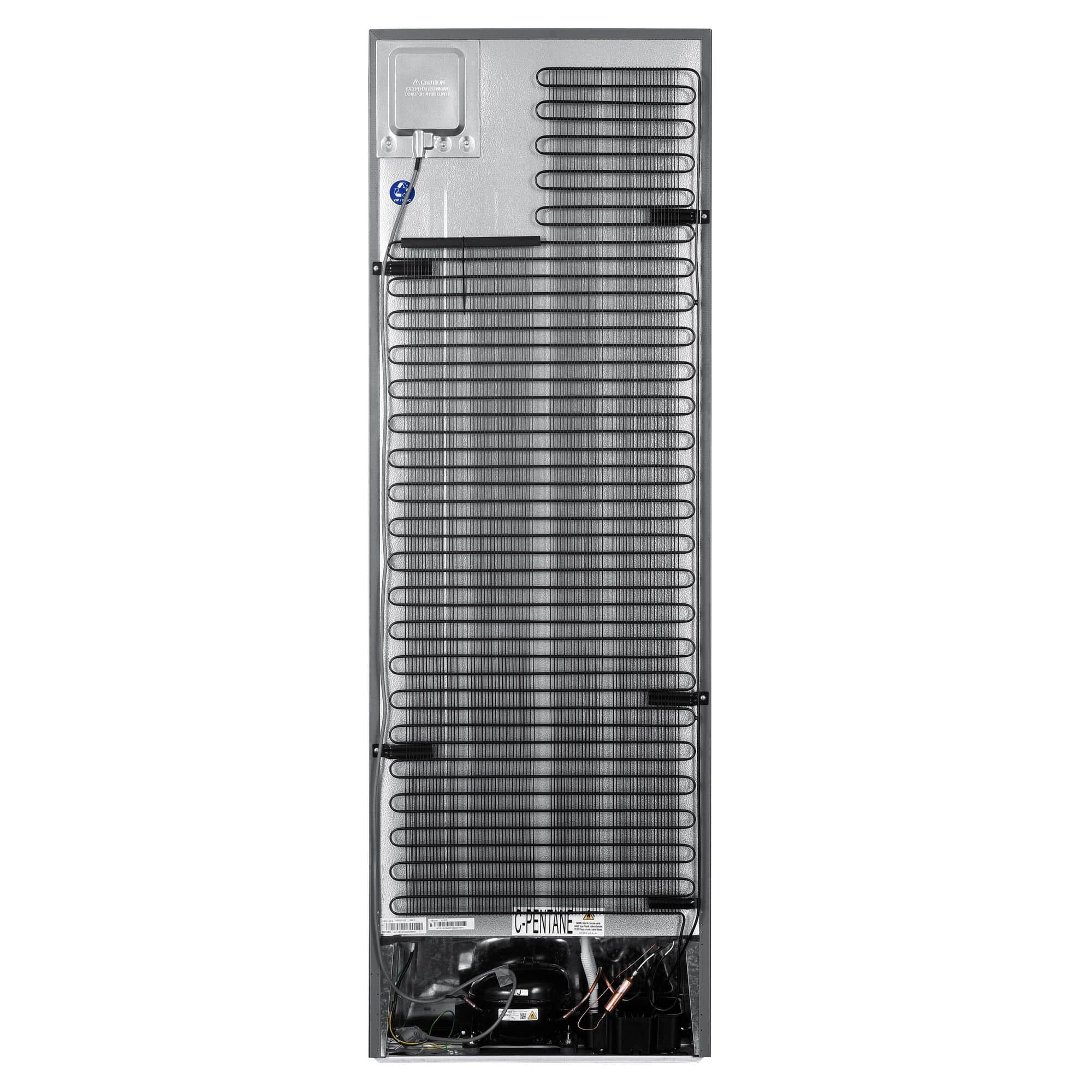 Inventum KV1840S Koel-vriescombinatie 327 l 184 cm – Zilver/RVS, NoFrost