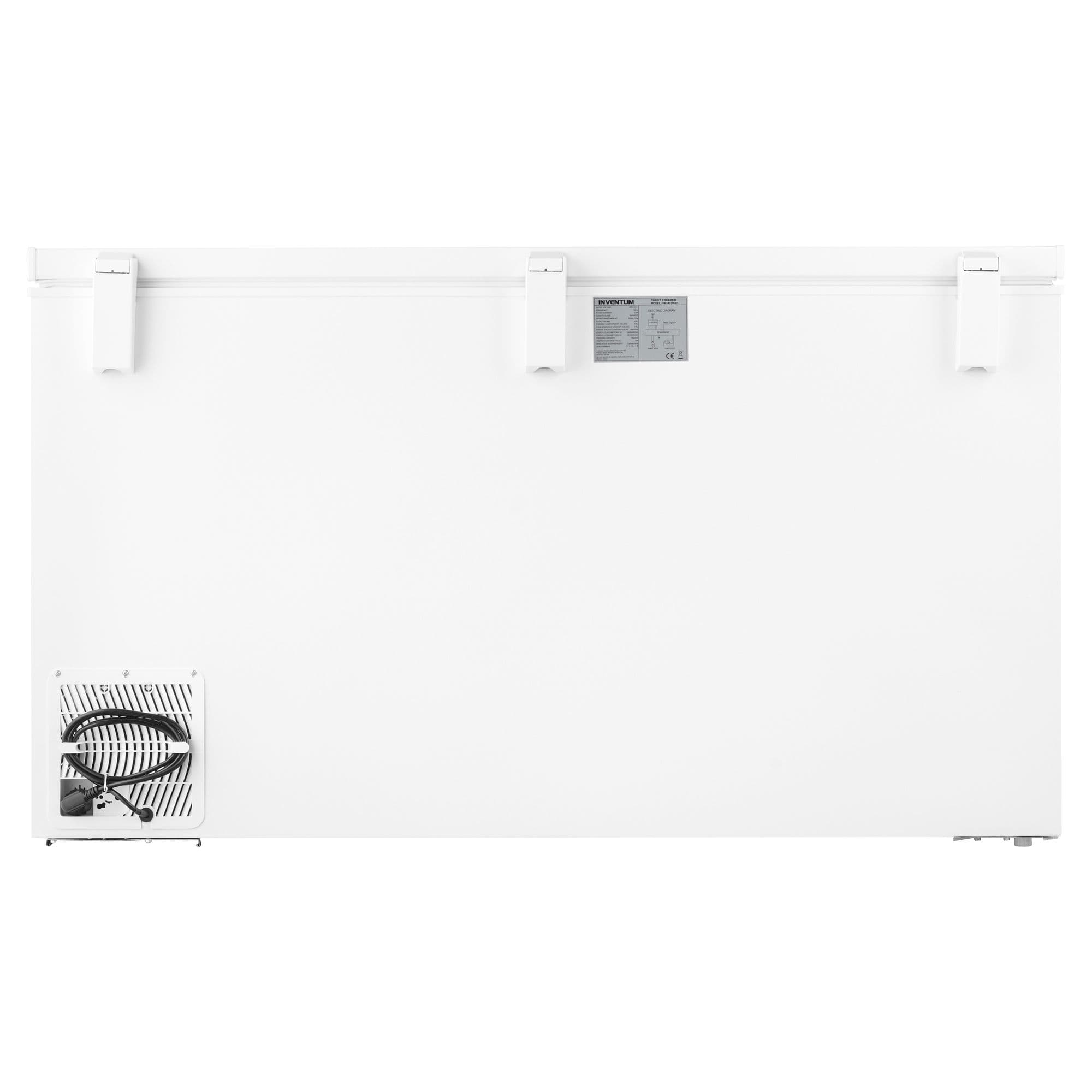 Inventum VK1422W Vrieskist 418 l 142 cm breed – Wit, Low Frost