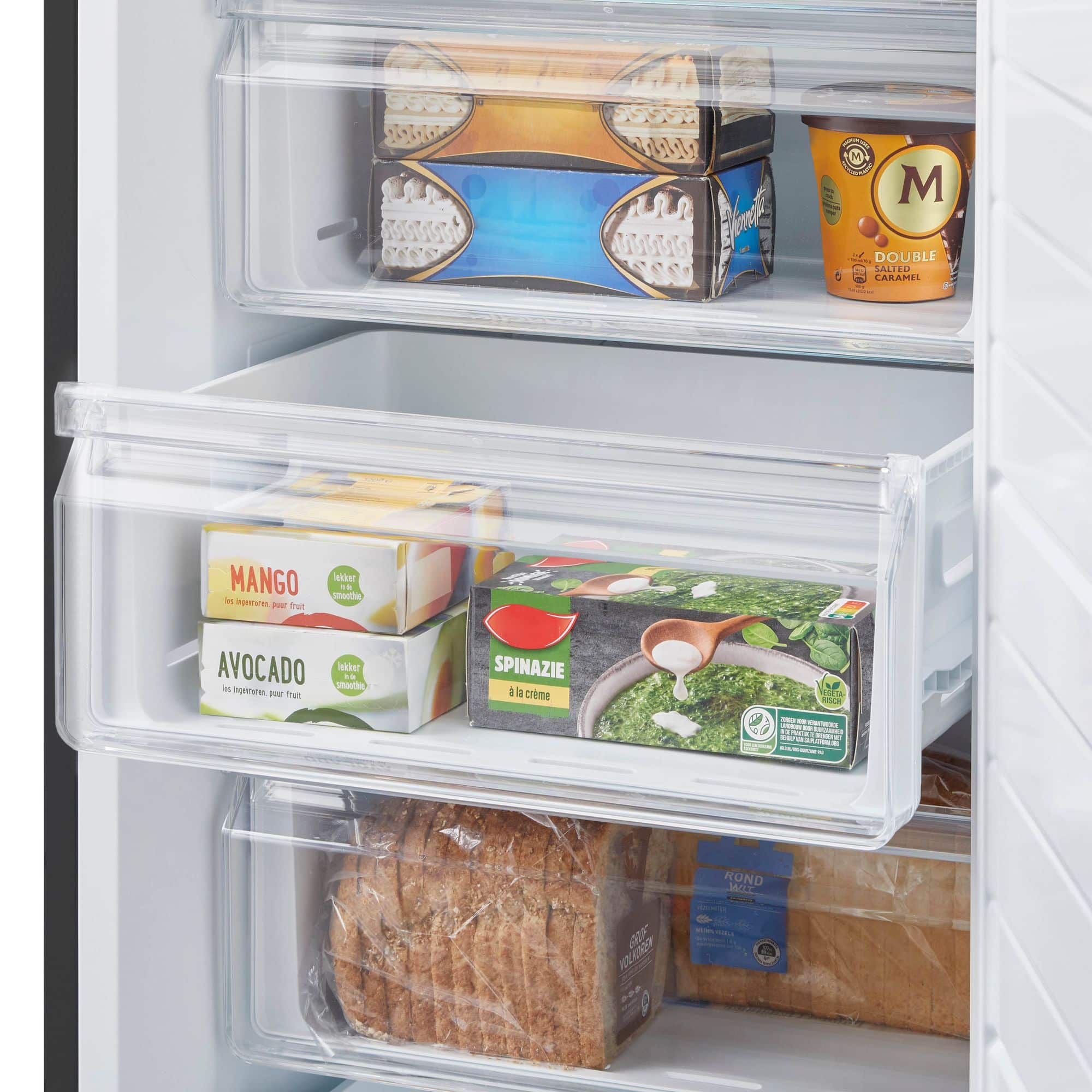 Inventum VR1850B Vriezer 272 l 185 cm – Zwart RVS, No Frost