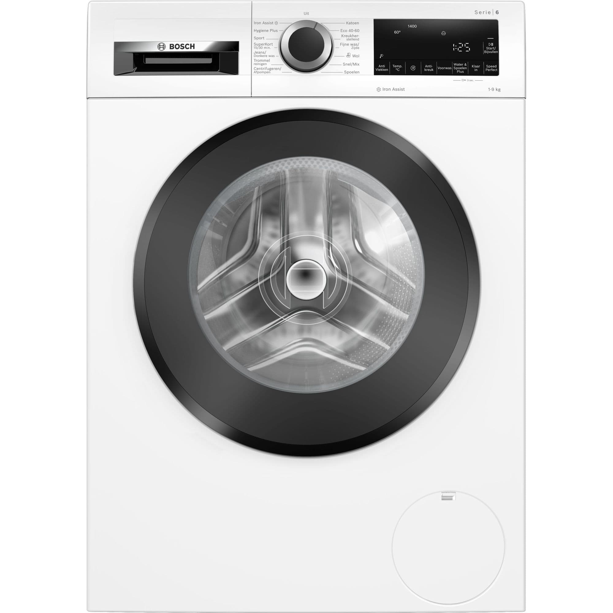 Bosch WGG244ZANL Serie 6 Wasmachine 9 kg 1400 tpm – Voorlader, Iron Assist