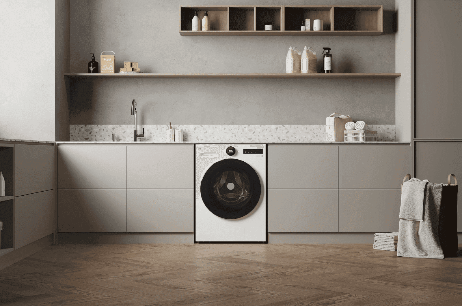 LG F4WX859Y Wasmachine 9 kg 1400 tpm – AI DD, Steam, TurboWash