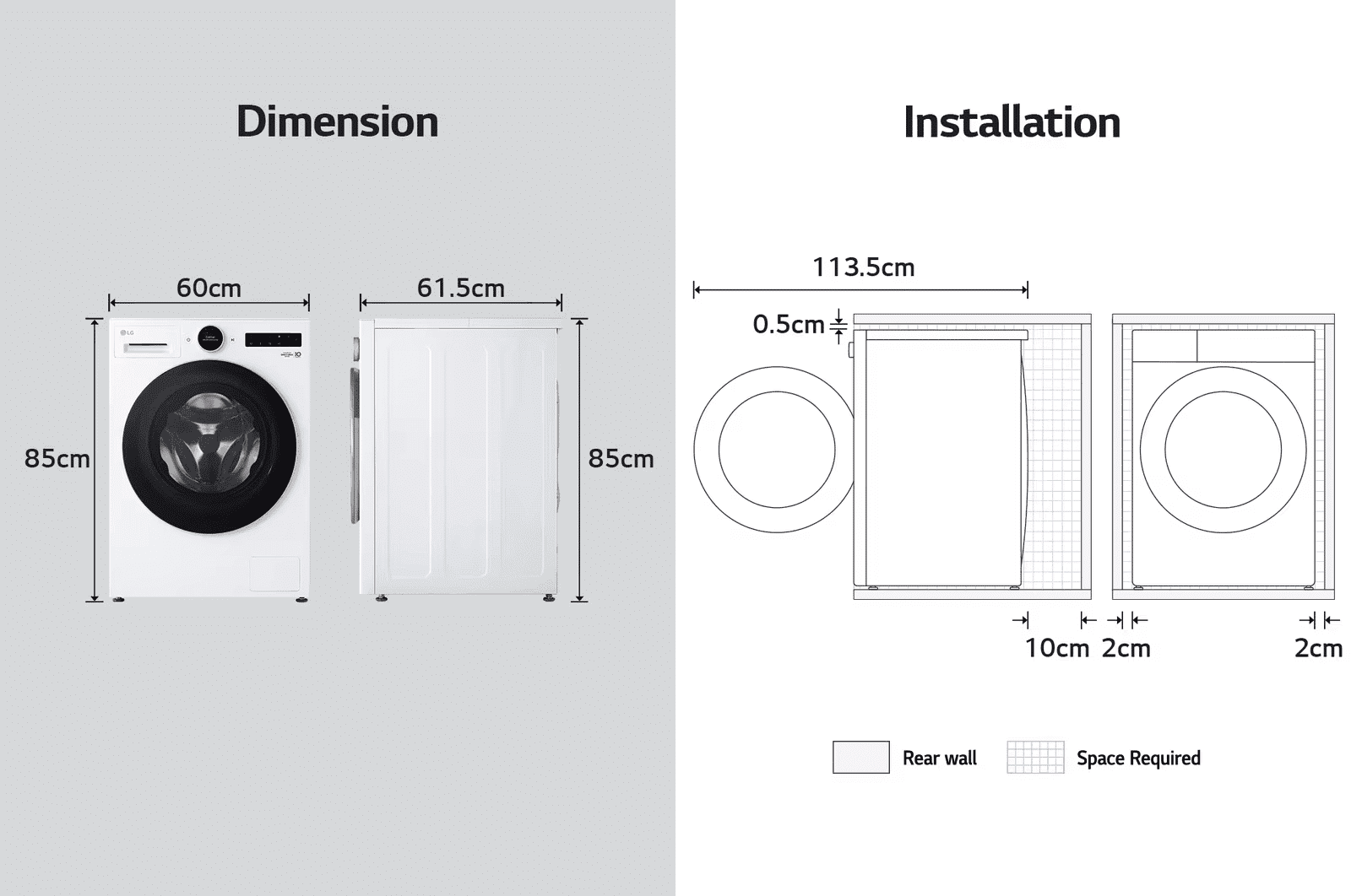 LG F4WX859Y Wasmachine 9 kg 1400 tpm – AI DD, Steam, TurboWash