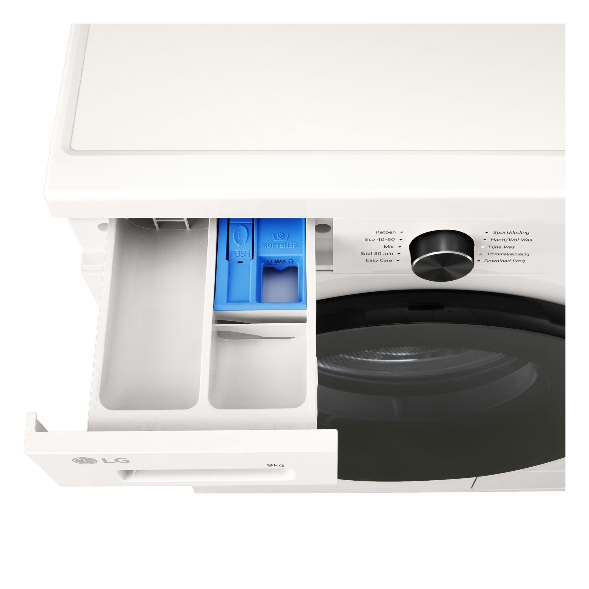 LG W4X1095NWB Was-droogcombinatie 9/5 kg 1400 tpm – Steam, ThinQ