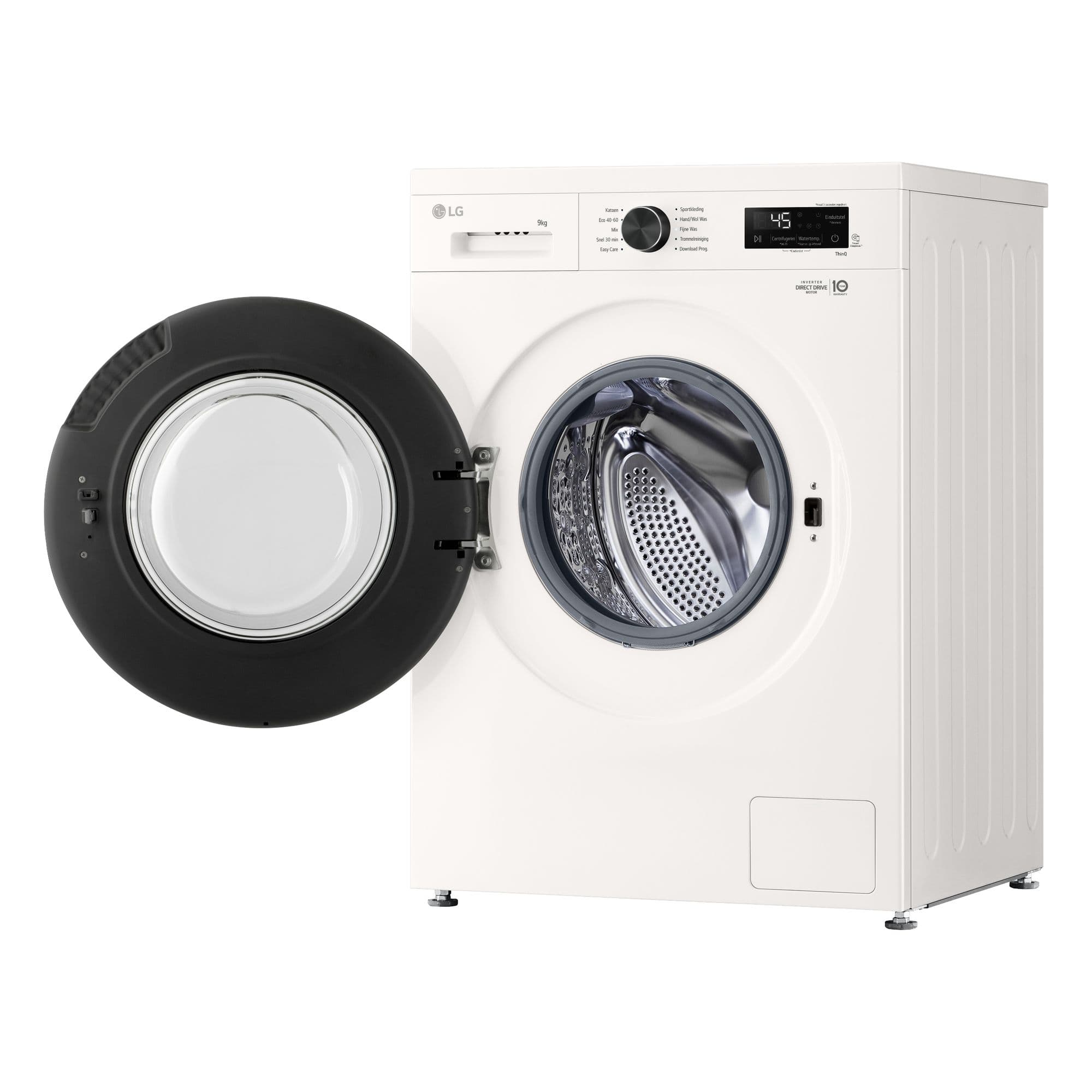 LG W4X1095NWB Was-droogcombinatie 9/5 kg 1400 tpm – Steam, ThinQ