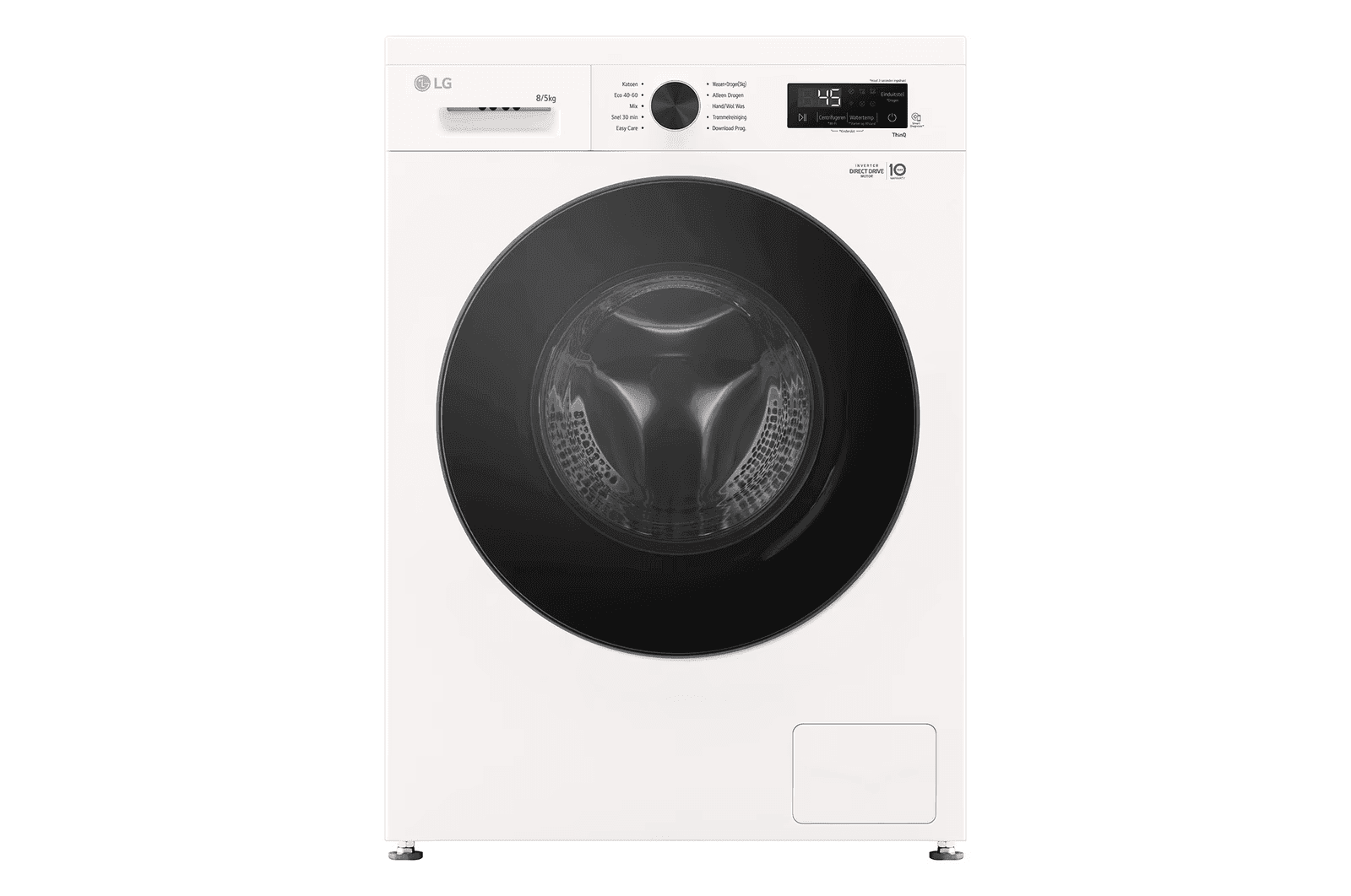 LG W4X1085NWB Was-droogcombinatie 8/5 kg 1400 tpm – Steam, ThinQ