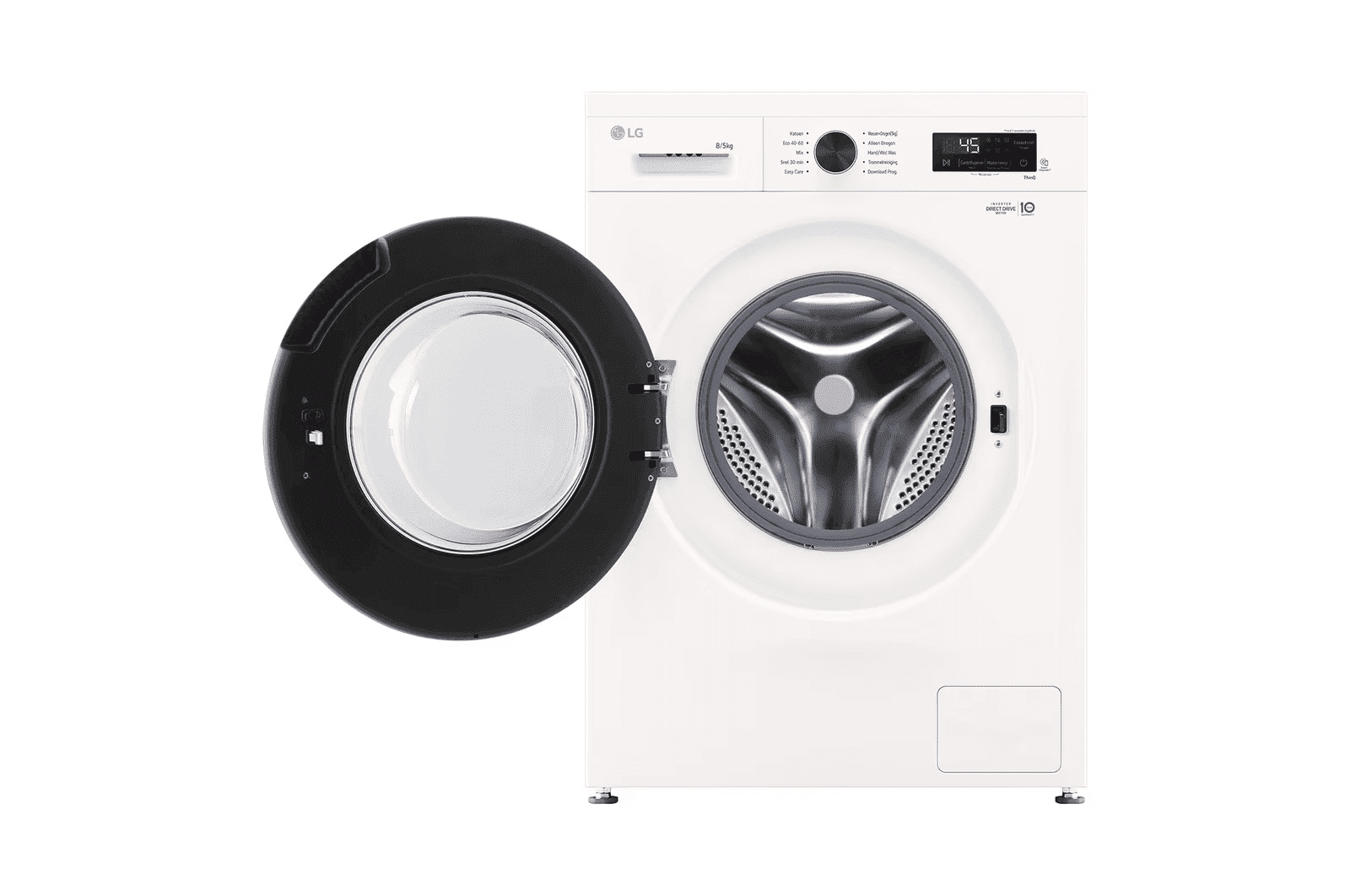 LG W4X1085NWB Was-droogcombinatie 8/5 kg 1400 tpm – Steam, ThinQ