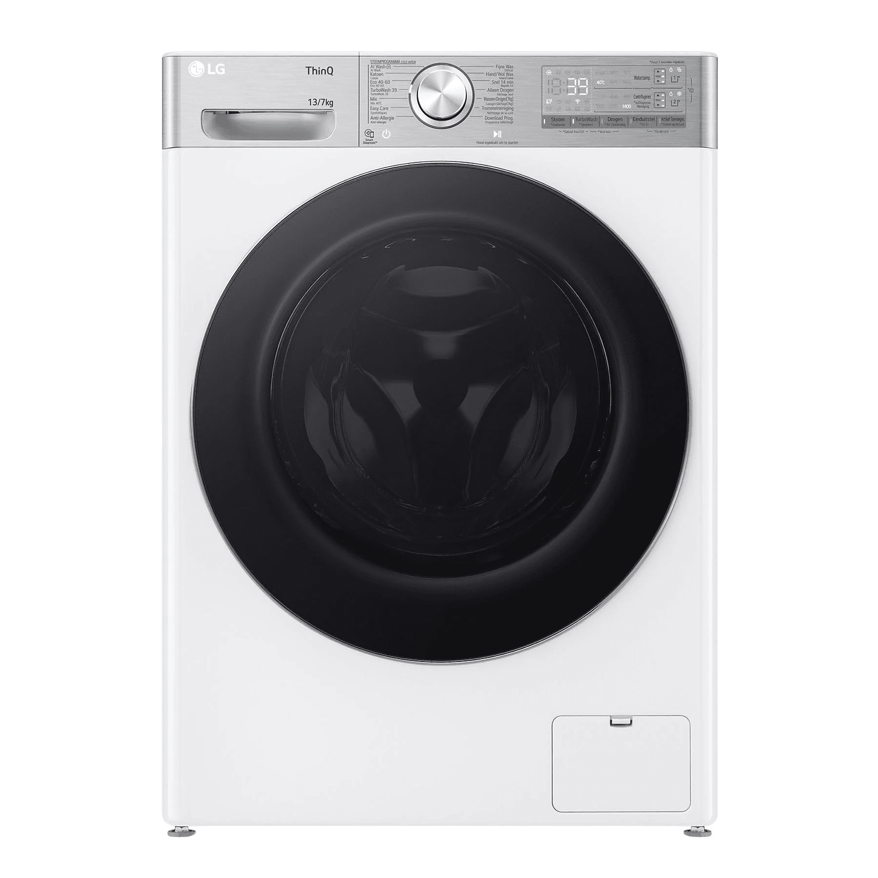 LG F4DR9537S2W Was-droogcombinatie 13/7 kg 1400 tpm – AI DD, TurboWash 39