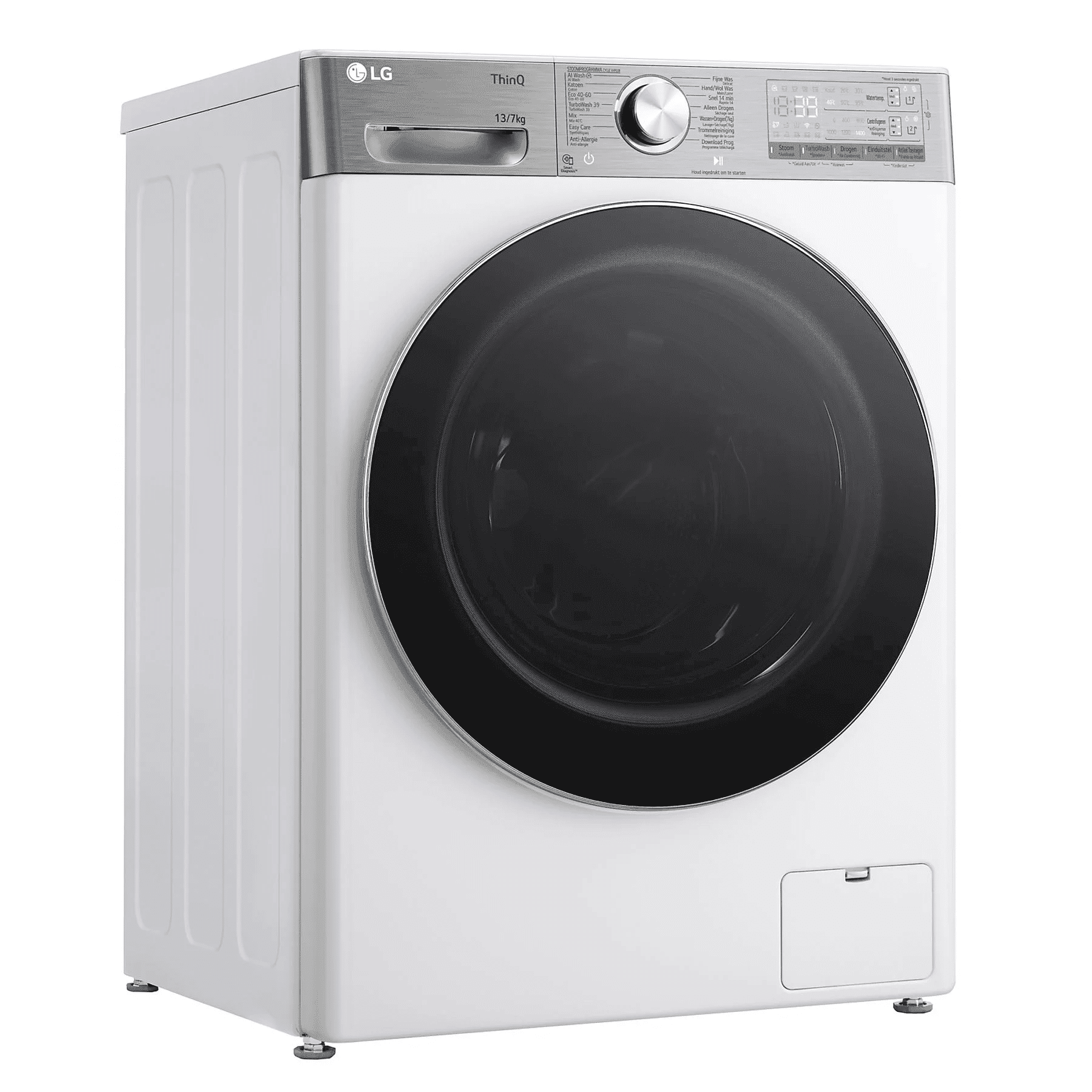 LG F4DR9537S2W Was-droogcombinatie 13/7 kg 1400 tpm – AI DD, TurboWash 39