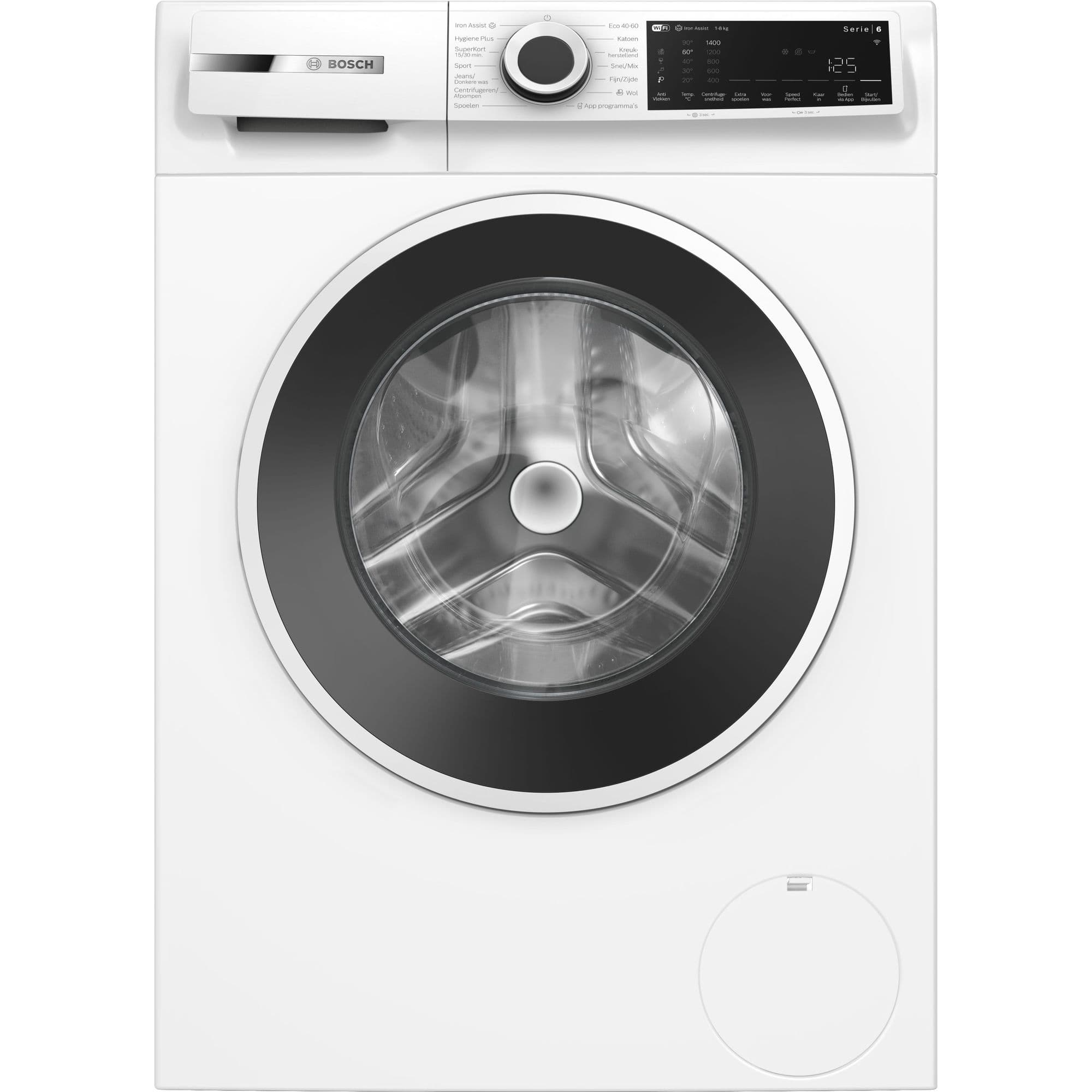Bosch WGJ23400NL Serie 6 Wasmachine 8 kg 1400 tpm – Iron Assist, Home Connect