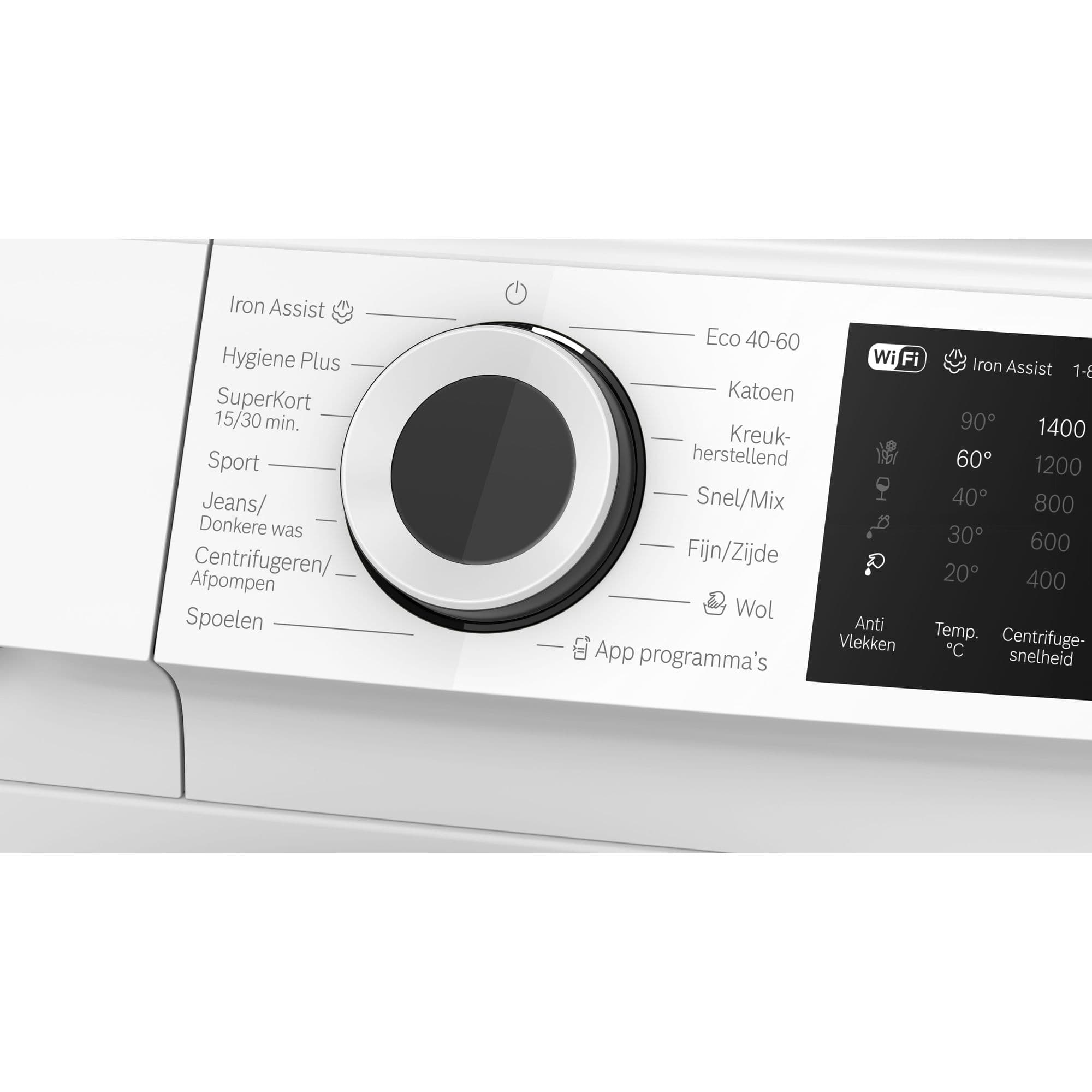 Bosch WGJ23400NL Serie 6 Wasmachine 8 kg 1400 tpm – Iron Assist, Home Connect