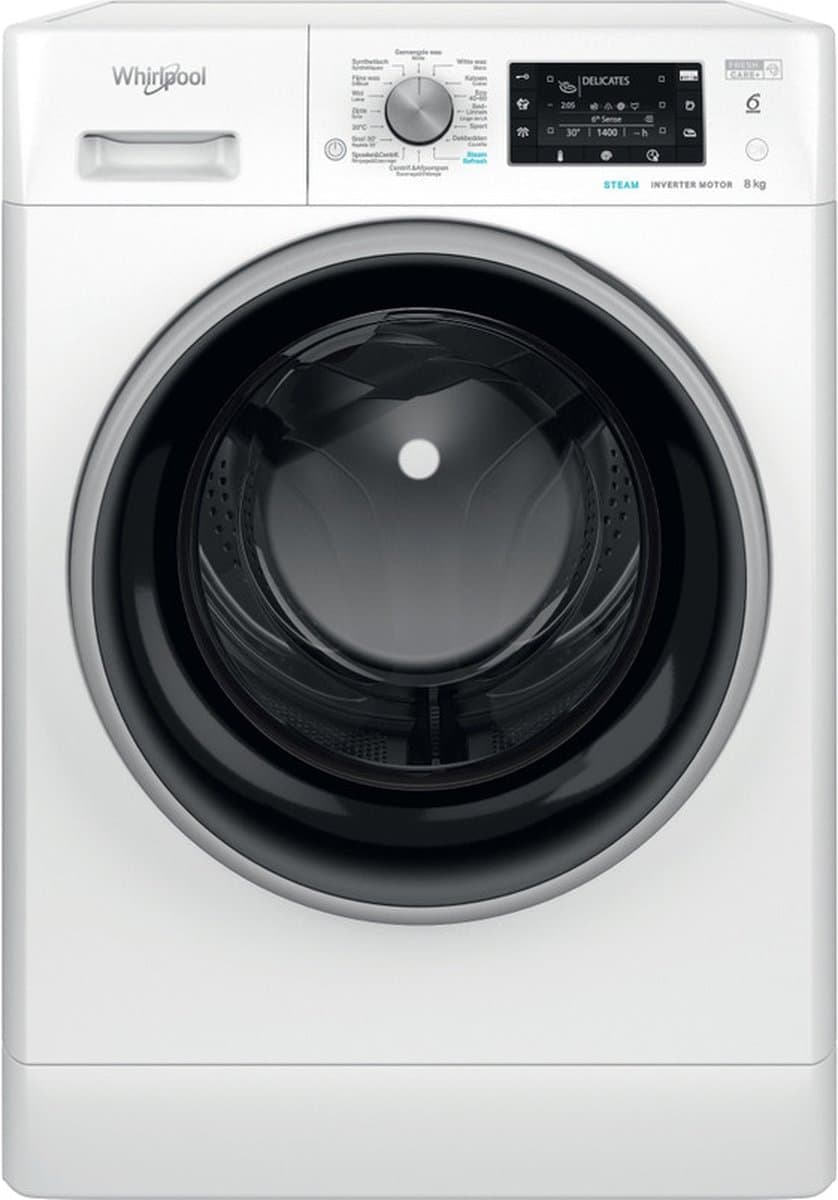 Whirlpool FFD 8489E BSV BE Wasmachine 8 kg 1400 tpm – FreshCare+ Steam