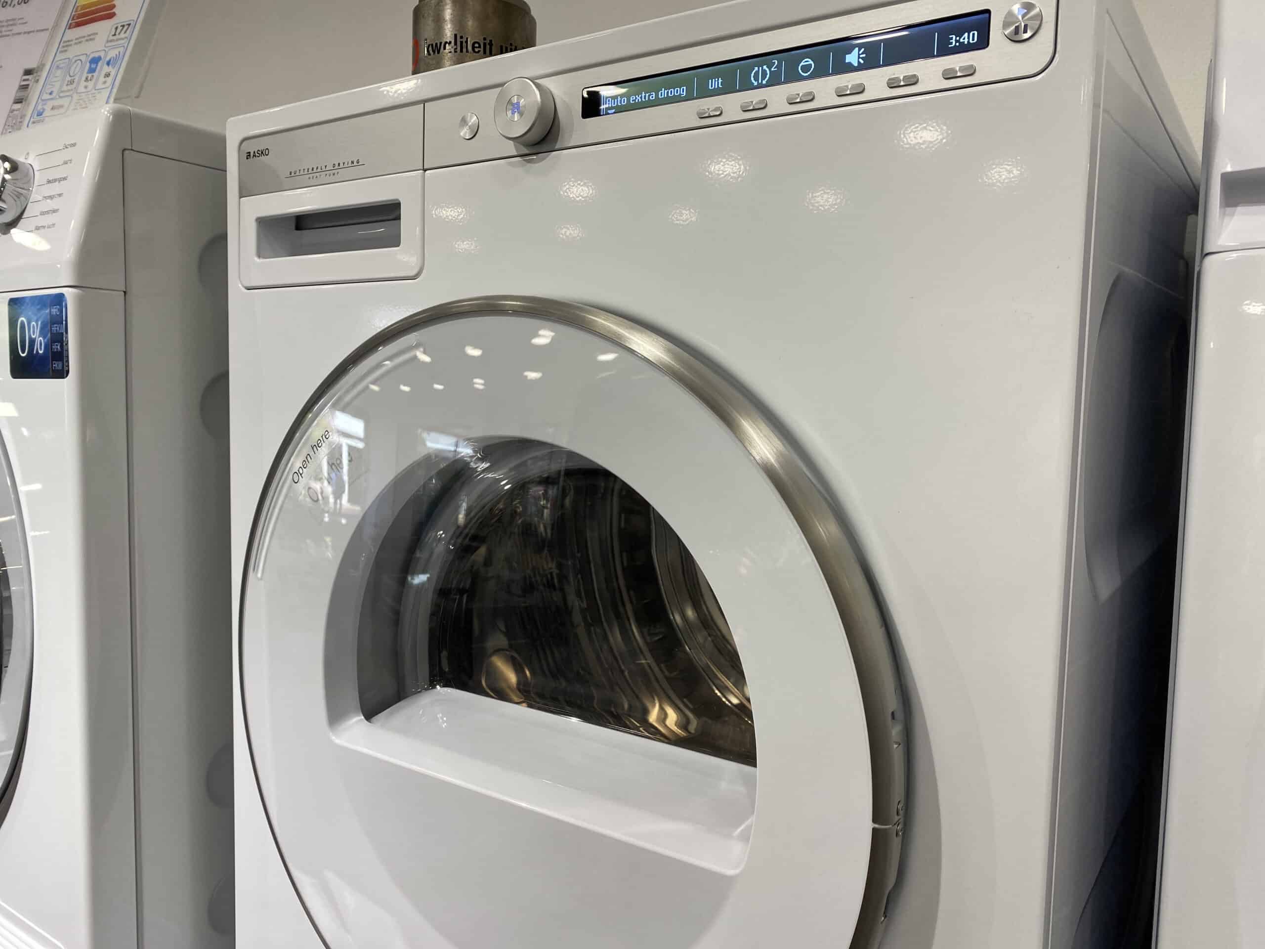 Asko T408HD.W Logic Warmtepompdroger 8 kg – A+++, LCD-display