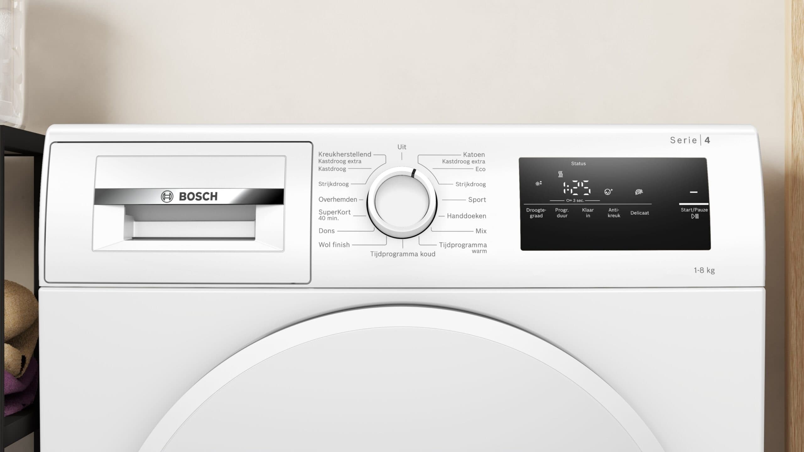 Bosch WTH8300CNL Serie 4 Warmtepompdroger 8 kg