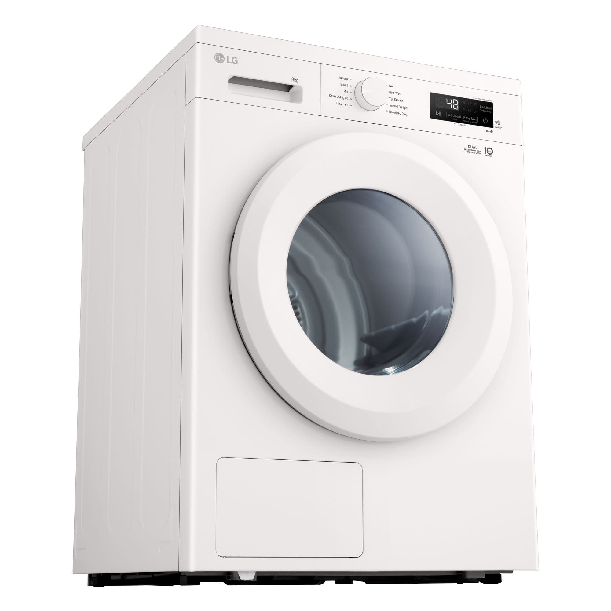 LG RHX1008NWH Warmtepompdroger 8 kg – Sensor Dry, ThinQ