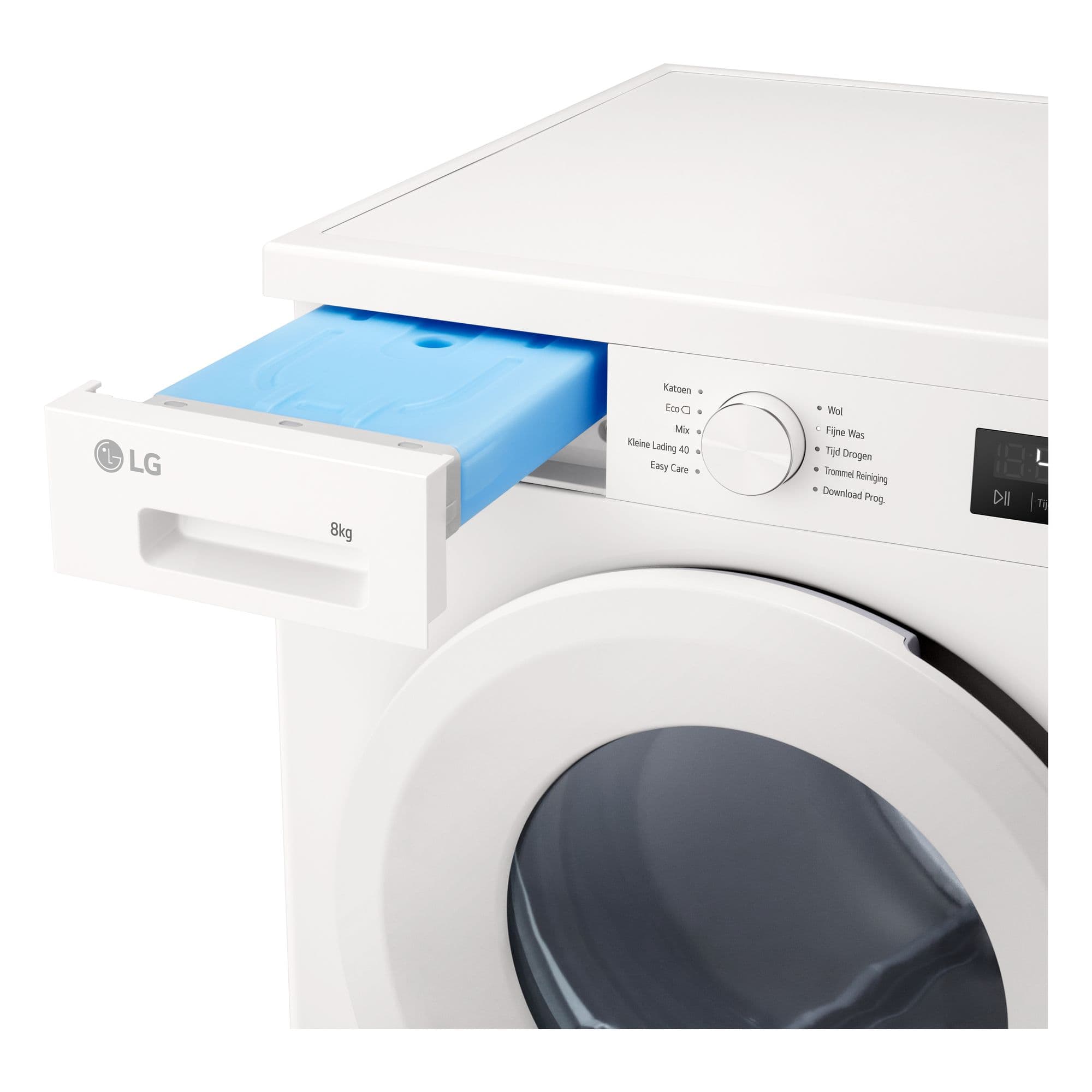 LG RHX1008NWH Warmtepompdroger 8 kg – Sensor Dry, ThinQ