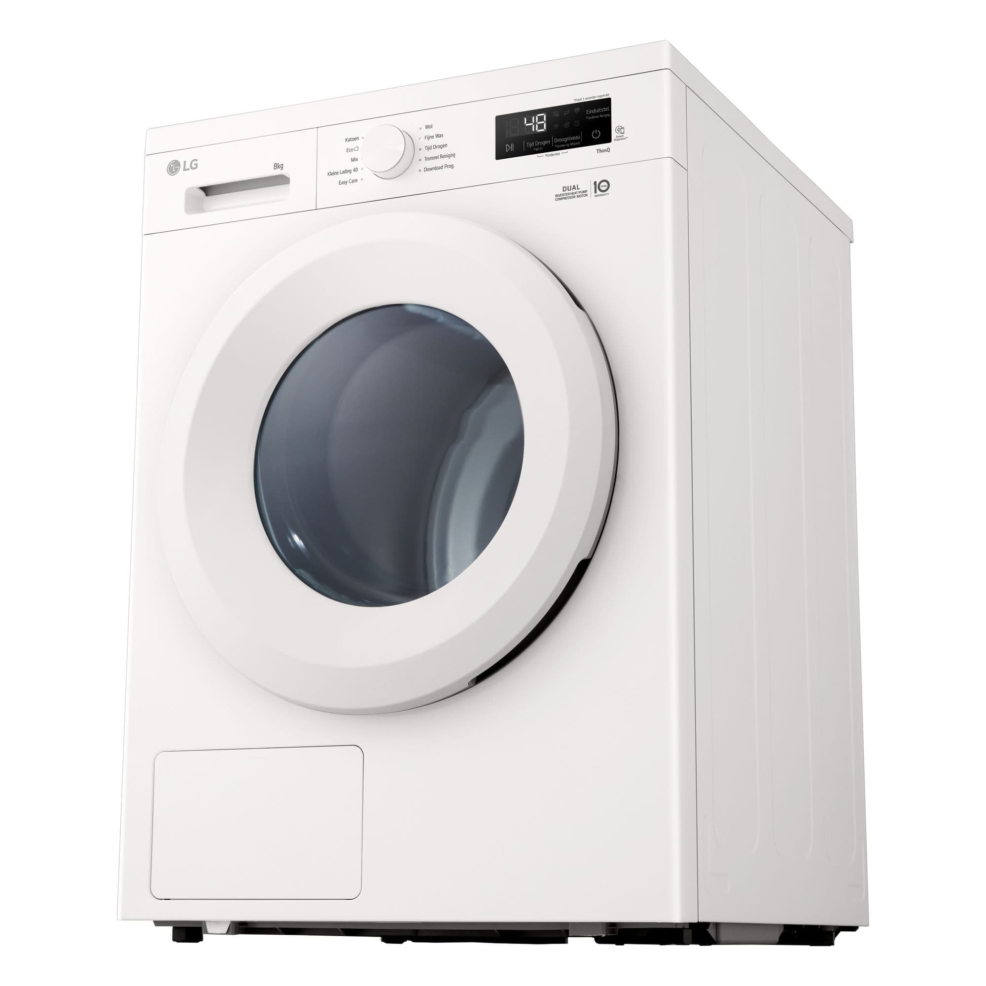 LG RHX1008NWH Warmtepompdroger 8 kg – Sensor Dry, ThinQ