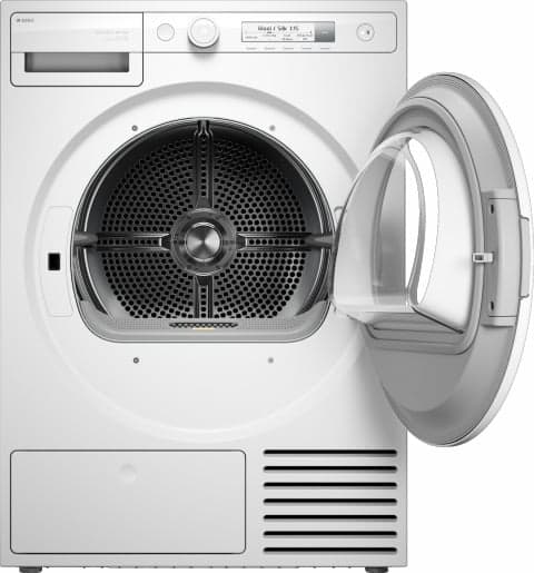 Asko T108HW Warmtepompdroger 8 kg – RVS trommel, Wit