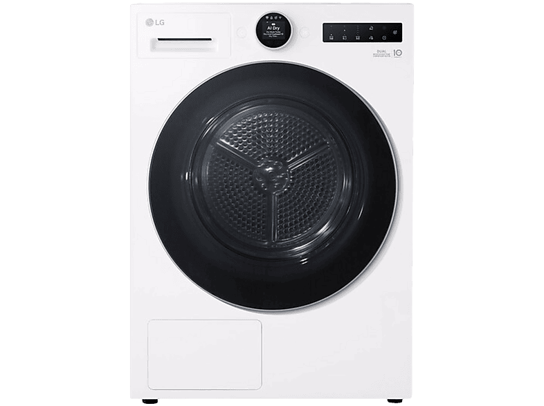 LG RT90X8YB Warmtepompdroger 9 kg – Zelfreinigende condensor, Zwart