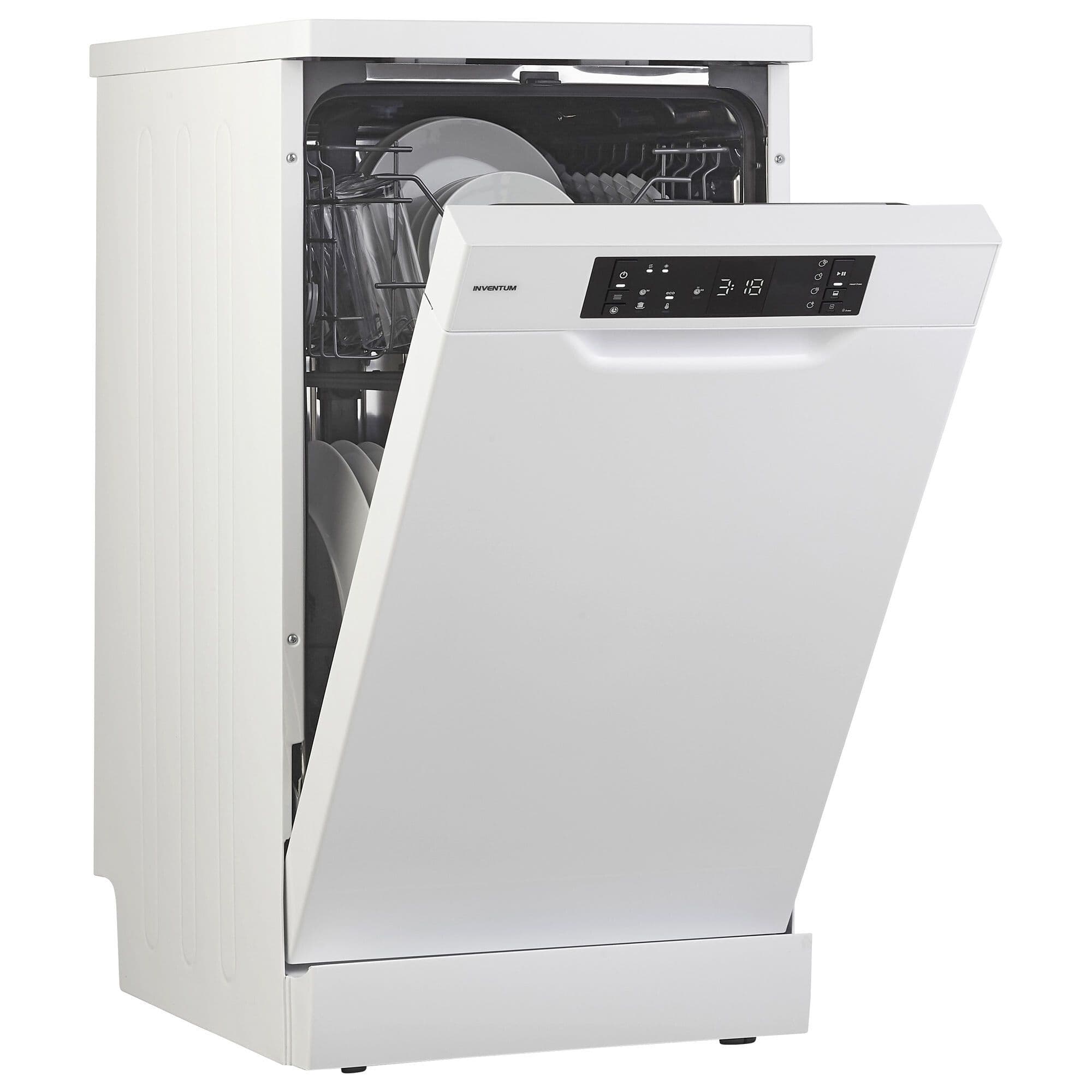 Inventum VVW4530AW Vrijstaande Vaatwasser 45 cm – 10 couverts, Wit
