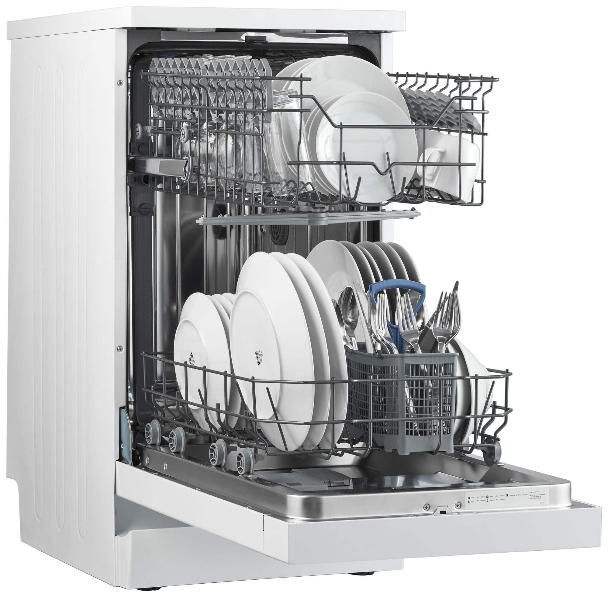 Inventum VVW4530AW Vrijstaande Vaatwasser 45 cm – 10 couverts, Wit