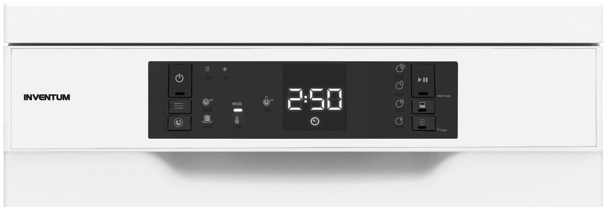 Inventum VVW4530AW Vrijstaande Vaatwasser 45 cm – 10 couverts, Wit