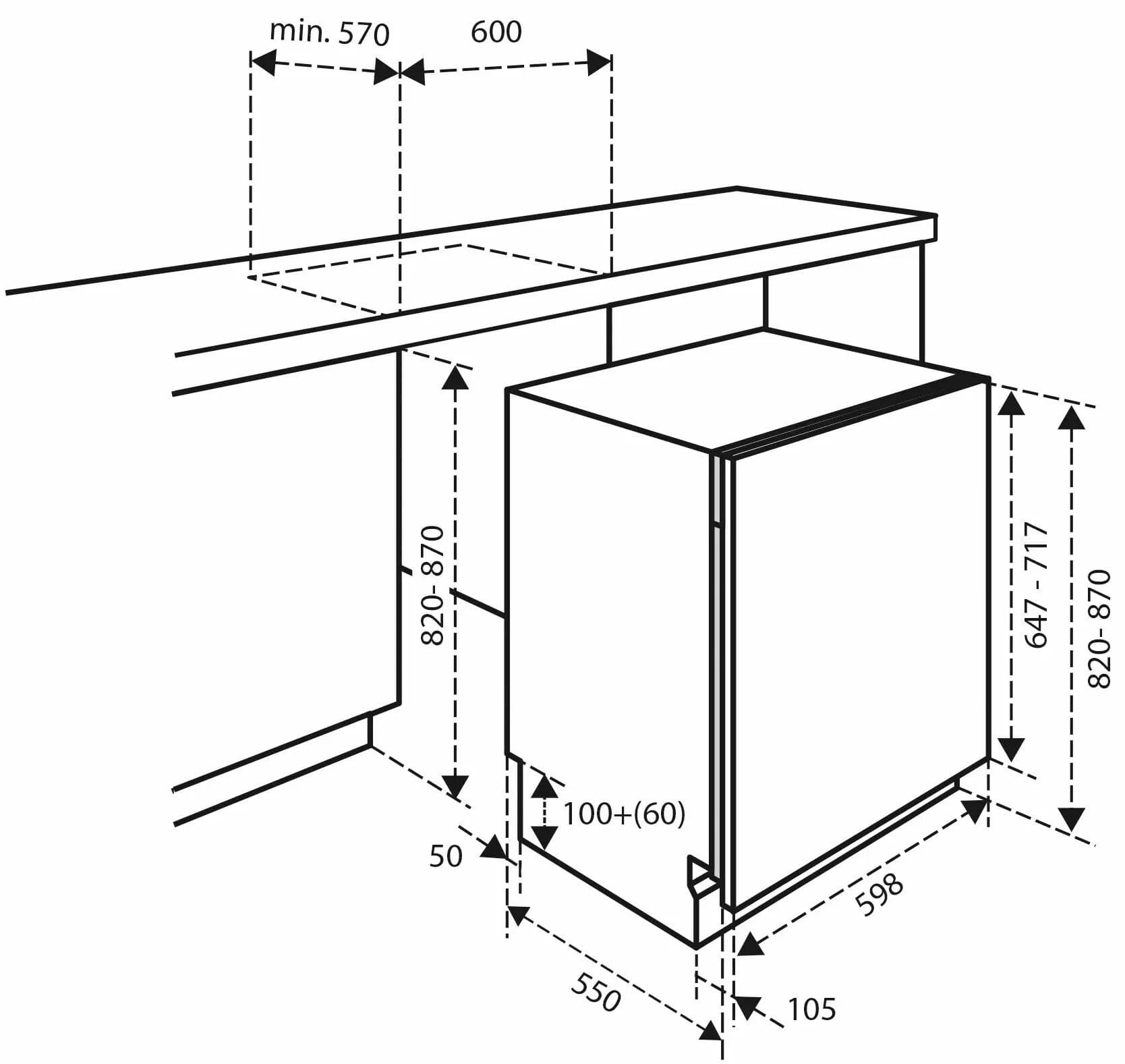 Inventum IVW6008A Volledig Integreerbare Vaatwasser 60 cm – 13 couverts