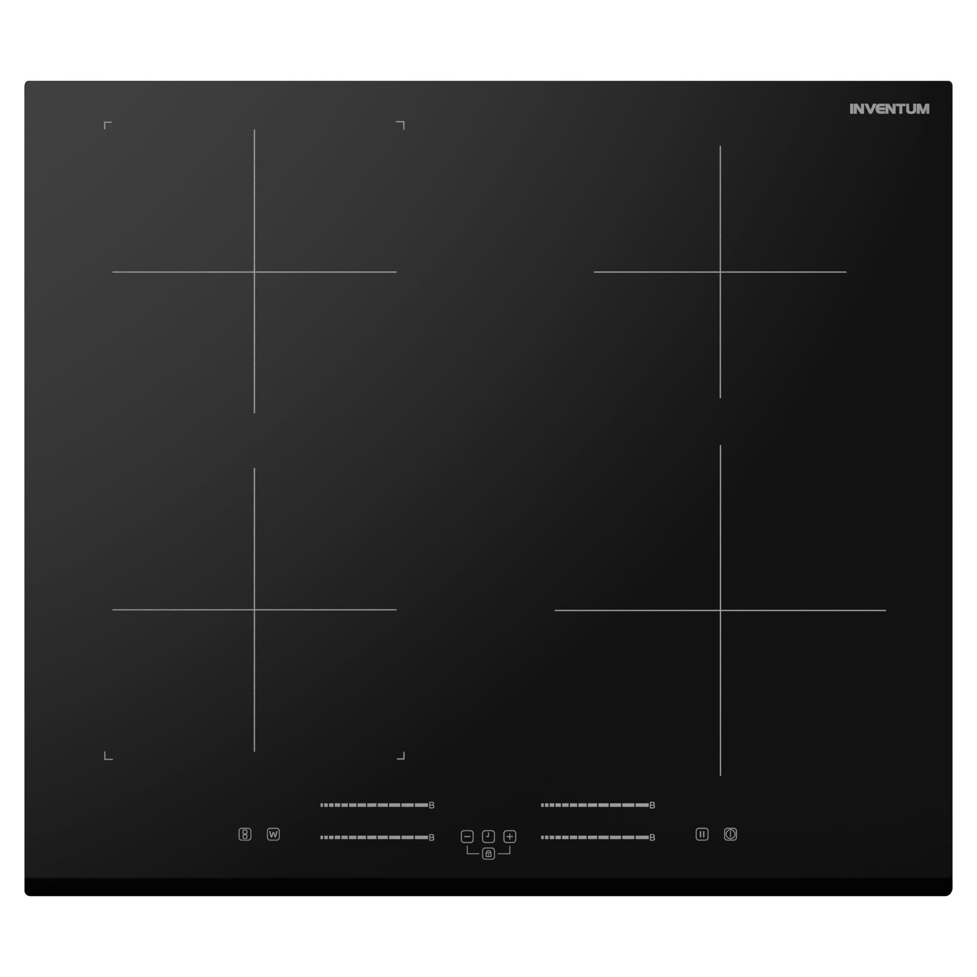 Inventum IKI6035 Inductiekookplaat 60 cm – 4 zones, Bridge, Power Management