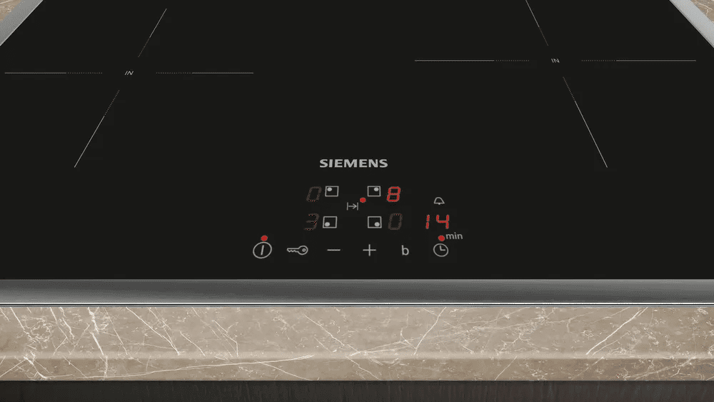 Siemens EH645BEB6E Inductiekookplaat 60 cm – 4 zones, powerBoost, touchControl