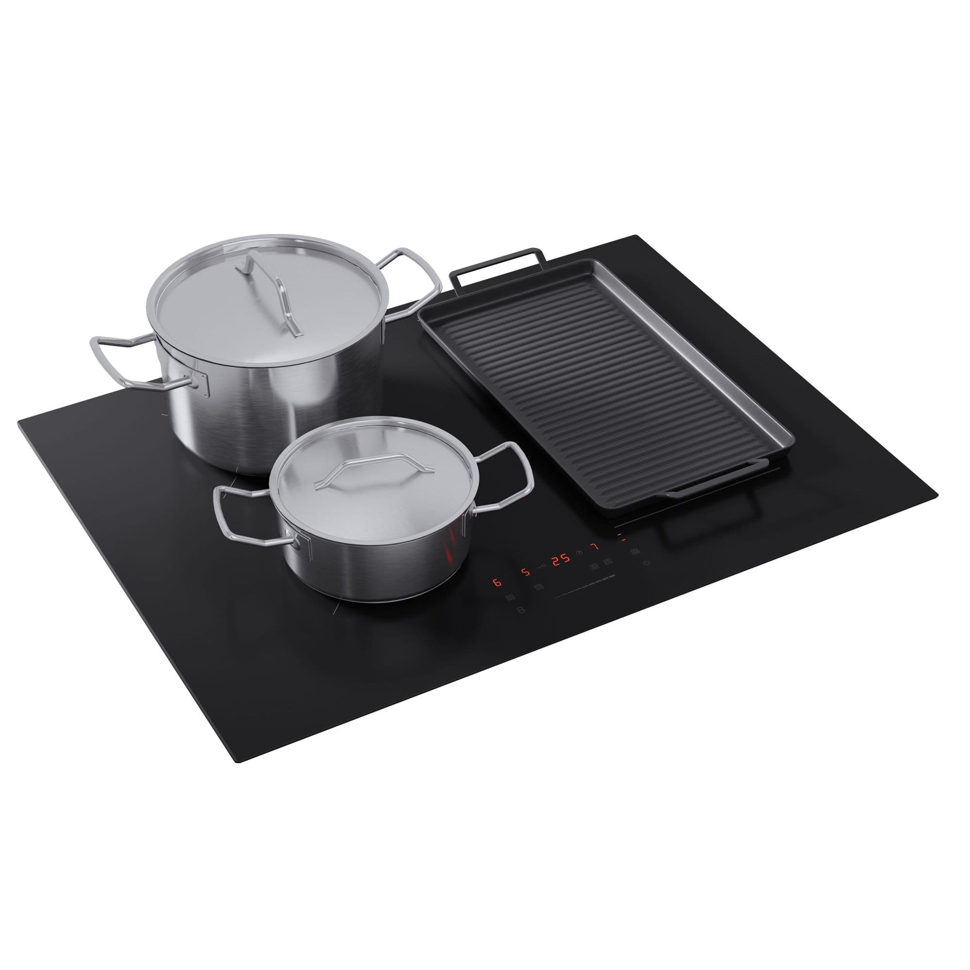 ETNA KIF370ZT Inductiekookplaat 70 cm – Koppelbare Flexzones, Slider