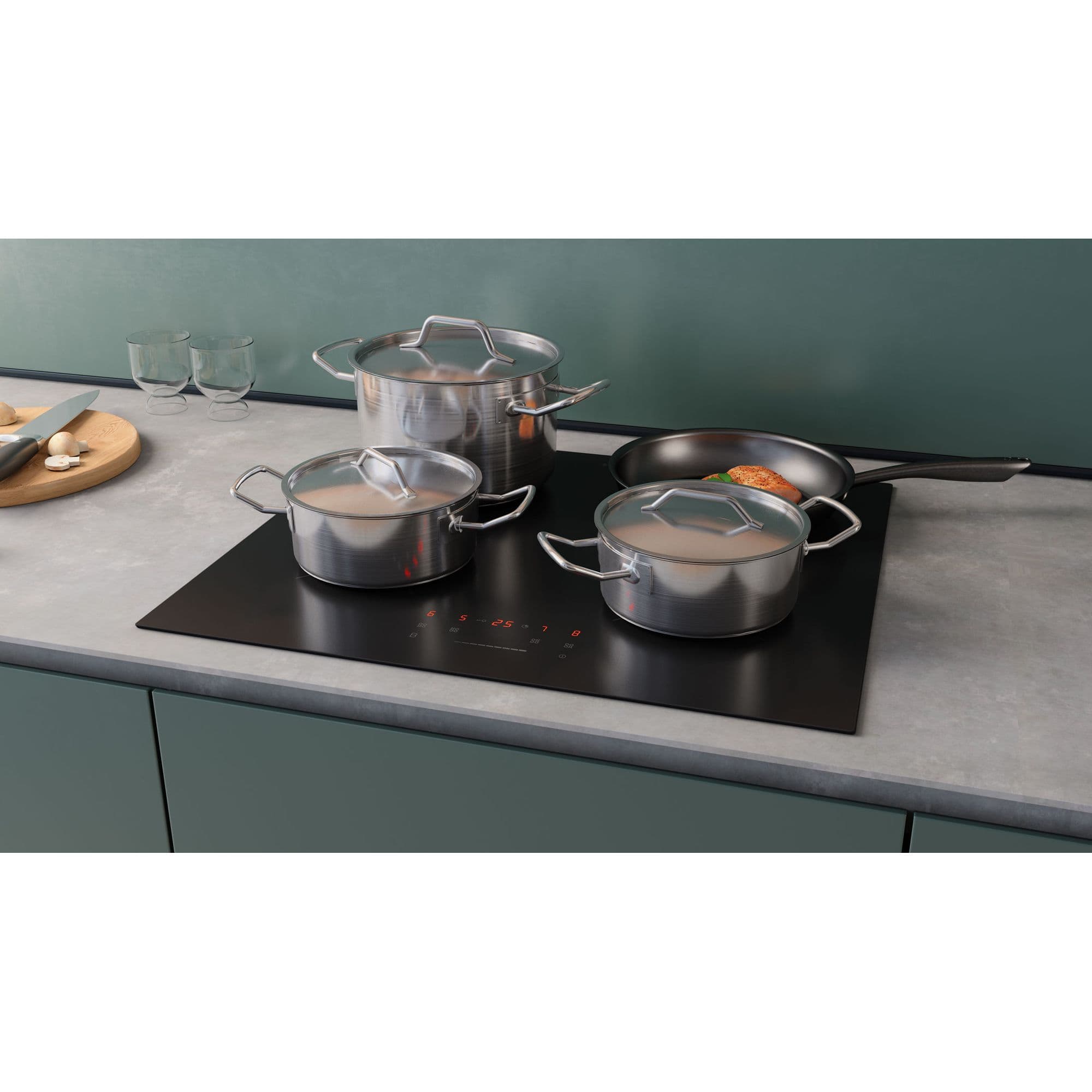 ETNA KI159ZT Inductiekookplaat 60 cm – 4 zones, Slider, Boost