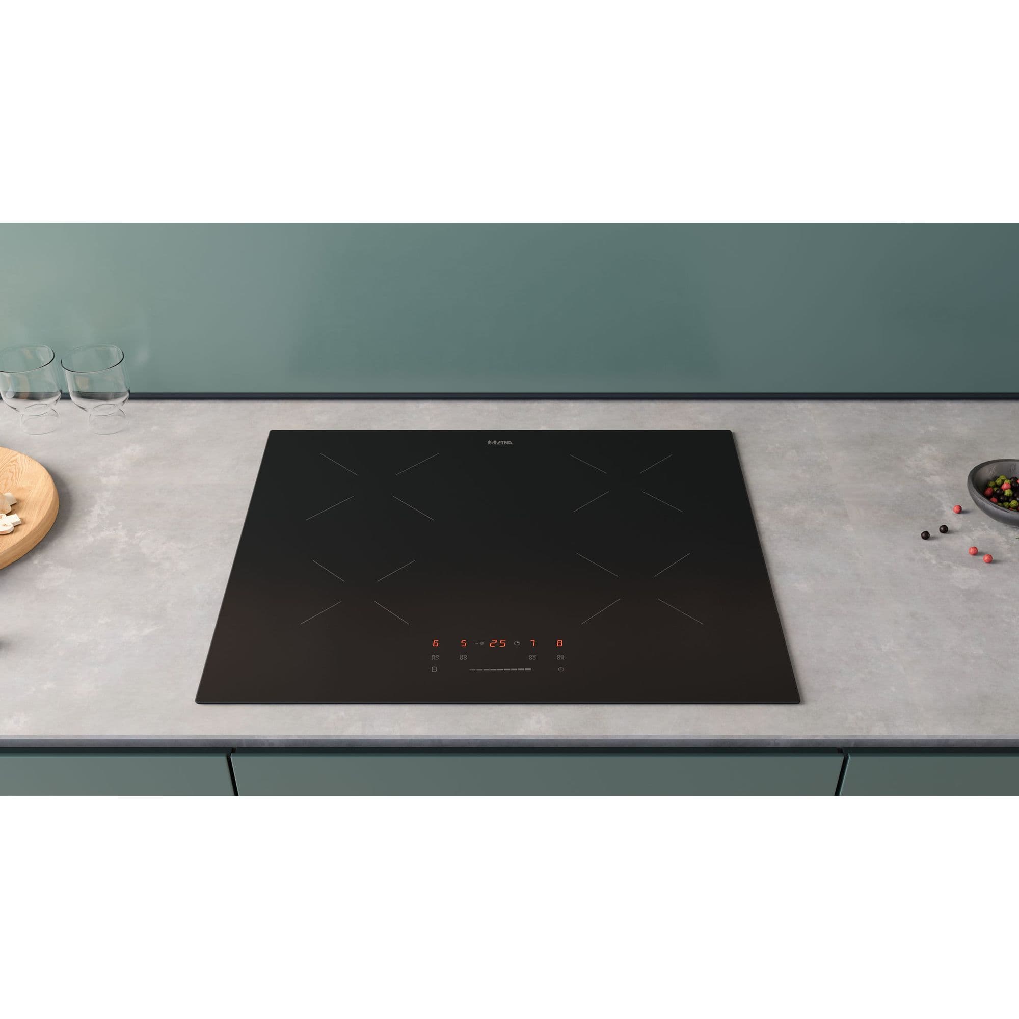 ETNA KI159ZT Inductiekookplaat 60 cm – 4 zones, Slider, Boost