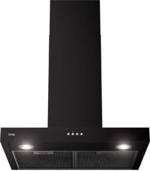ETNA AB260ZT Wandschouw Afzuigkap 60 cm – Mat Zwart, Energieklasse A