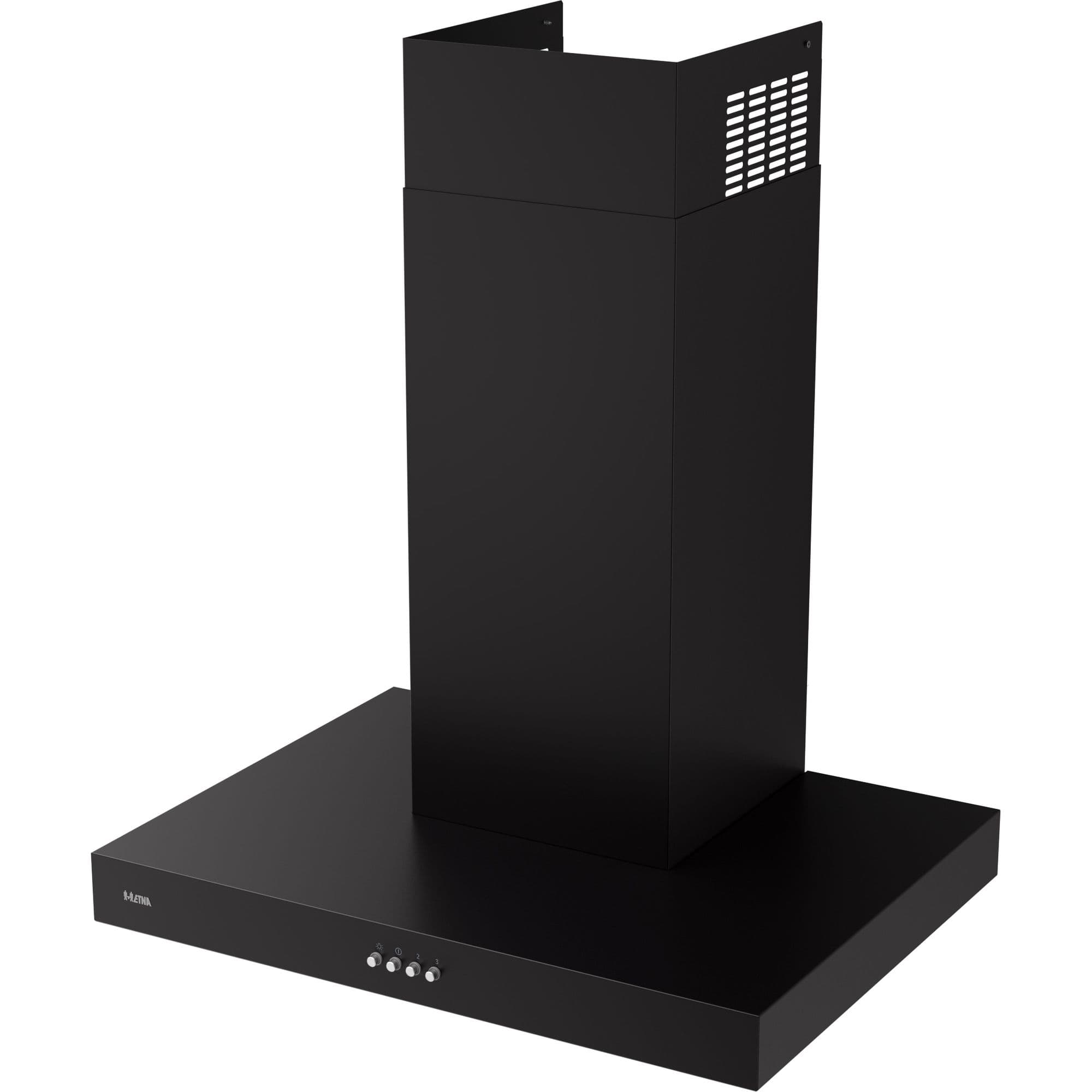 ETNA AB260ZT Wandschouw Afzuigkap 60 cm – Mat Zwart, Energieklasse A