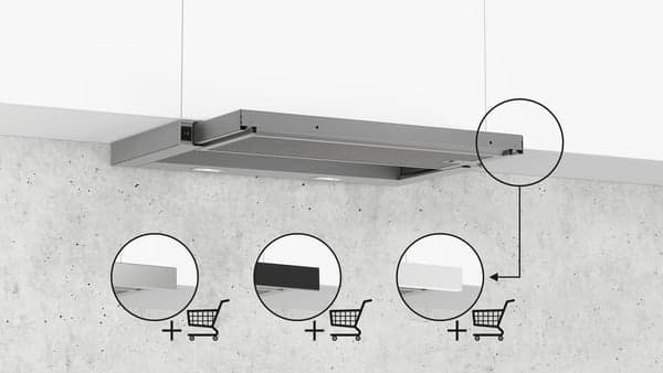 Siemens LI64LA521 iQ100 Vlakscherm Afzuigkap 60 cm – Uittrekbaar