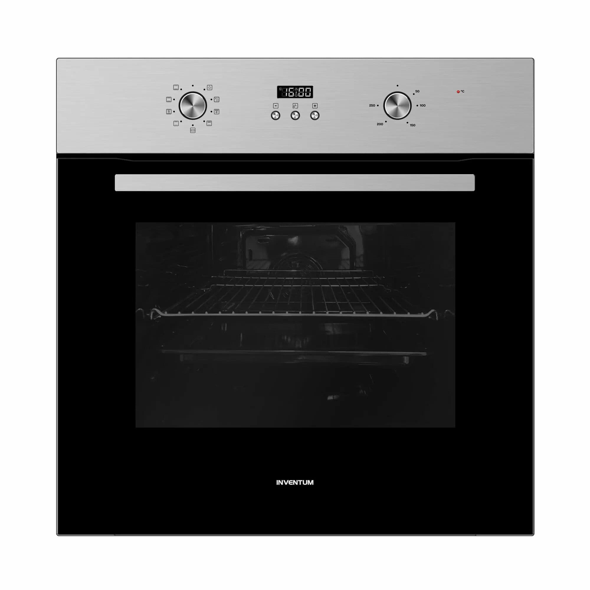 Inventum IOH6070RK Inbouw Heteluchtoven 65 l – RVS, 8 programma’s