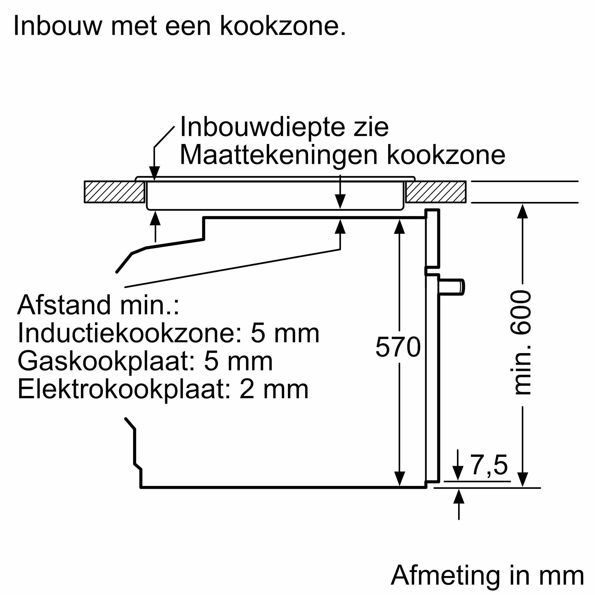 Siemens HB514AER4 iQ300 Inbouwoven 71 l – 7 systemen, humidClean