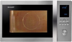 Sharp R-922STWE Combimagnetron 32 l – RVS, Magnetron + Grill + Hetelucht