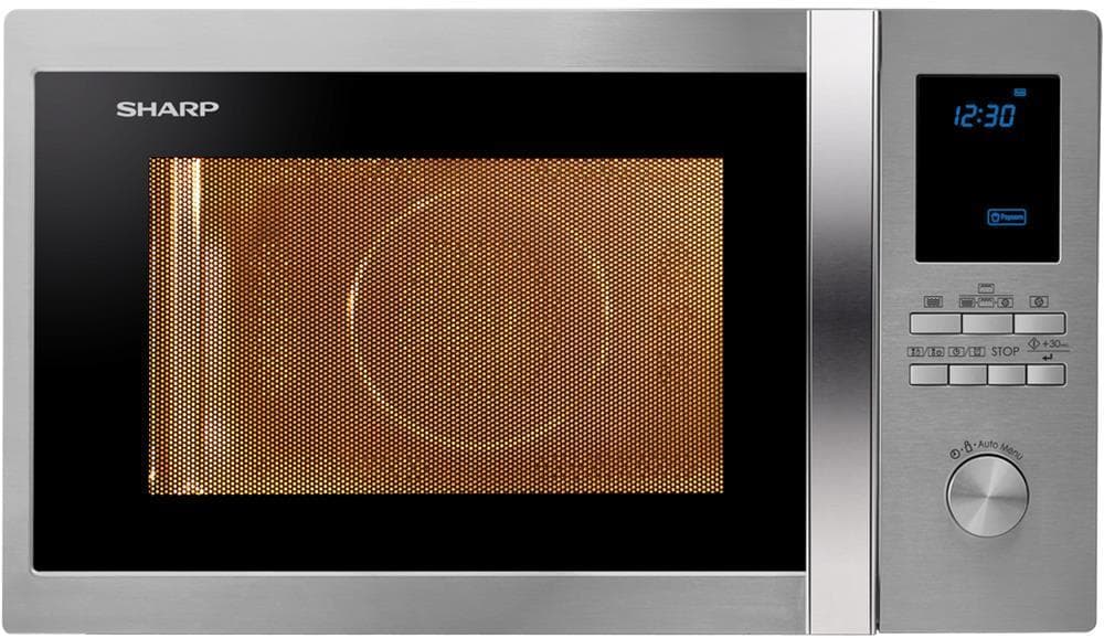 Sharp R-922STWE Combimagnetron 32 l – RVS, Magnetron + Grill + Hetelucht