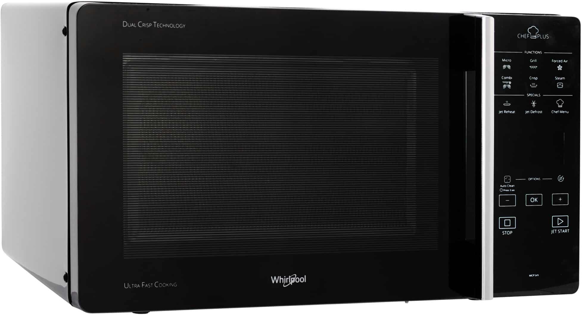 Whirlpool MCP 349 BL Combimagnetron 25 l – Zwart, Crisp