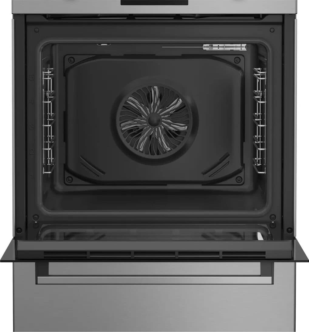 Beko FBMA6930GX Inductiefornuis 60 cm – Oven 72 l met AirFry, RVS