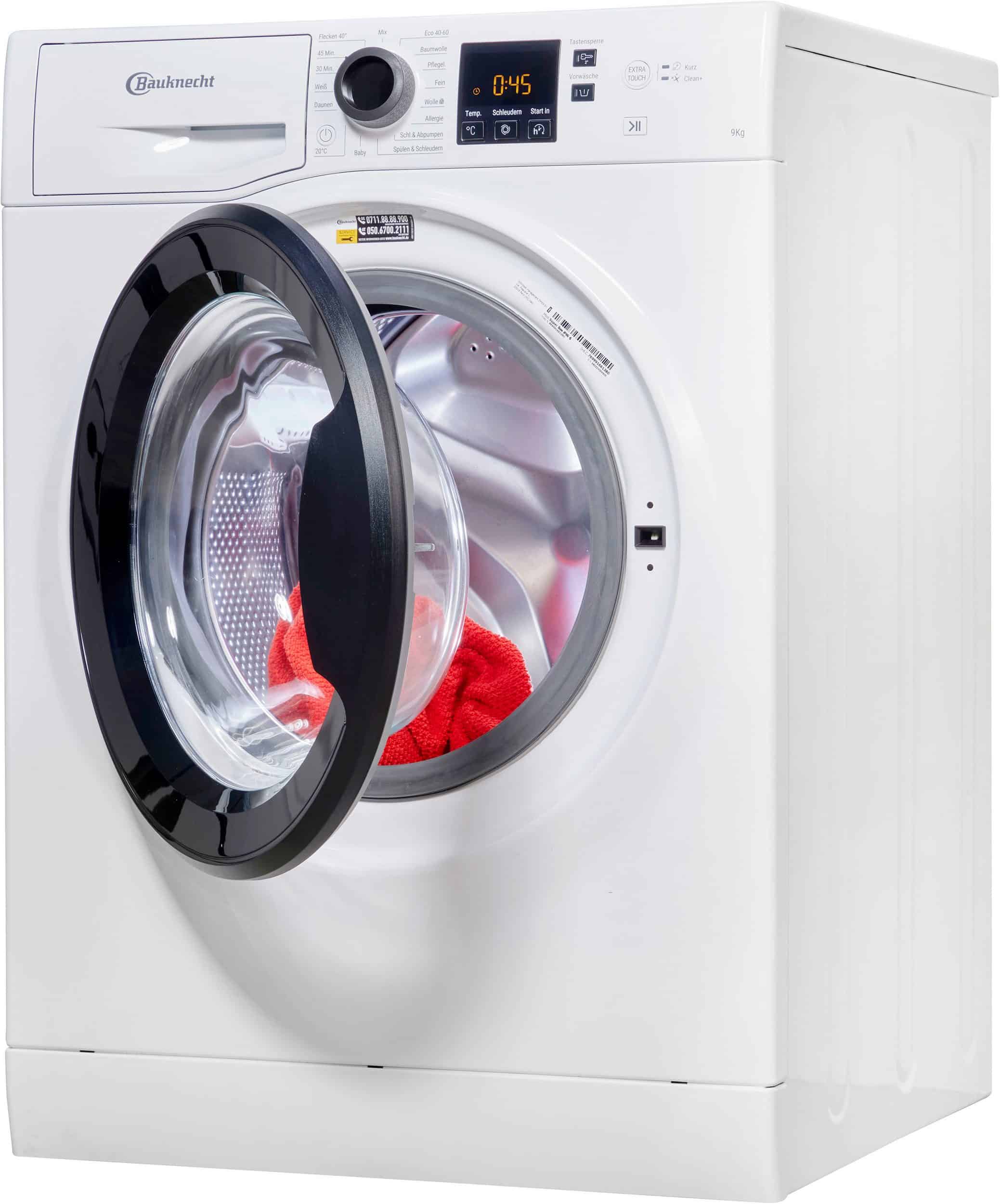 Bauknecht Super Eco 948 A Wasmachine 9 kg 1400 tpm – Voorlader, Energieklasse A – Duits Display