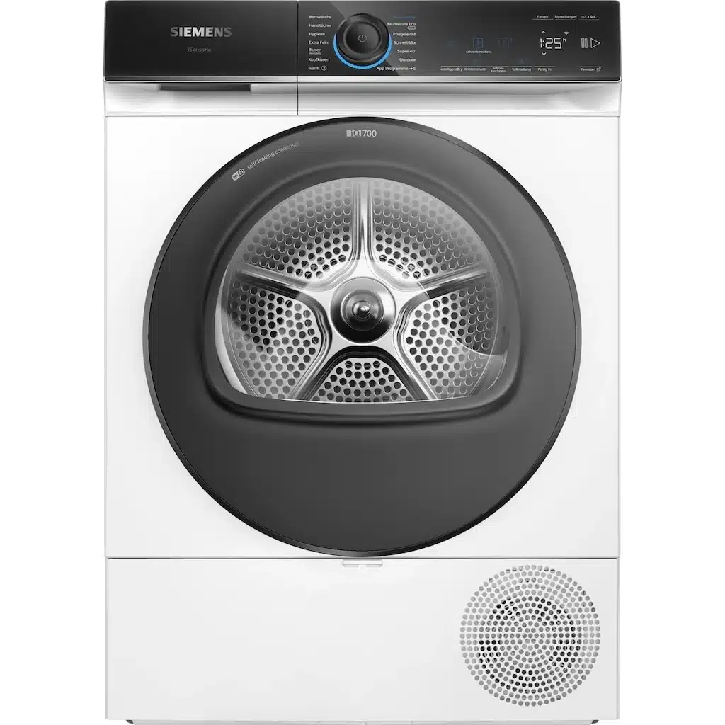Siemens Warmtepompdroger WQ35B2B30 – 8 kg – Wit