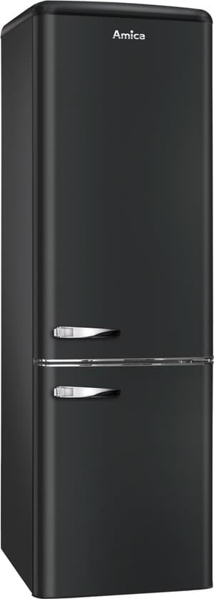 Amica KGCR 387 100 MS koel-vriescombinatie Vrijstaand 244 l Zwart