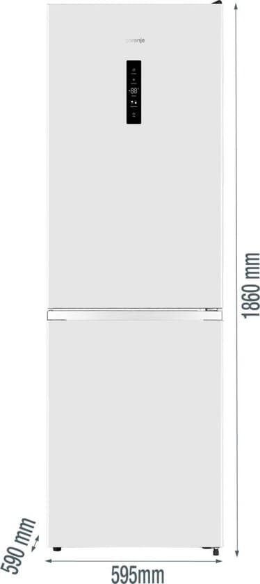Gorenje G600 NRK619CAW4 Vrijstaand 304 l Wit