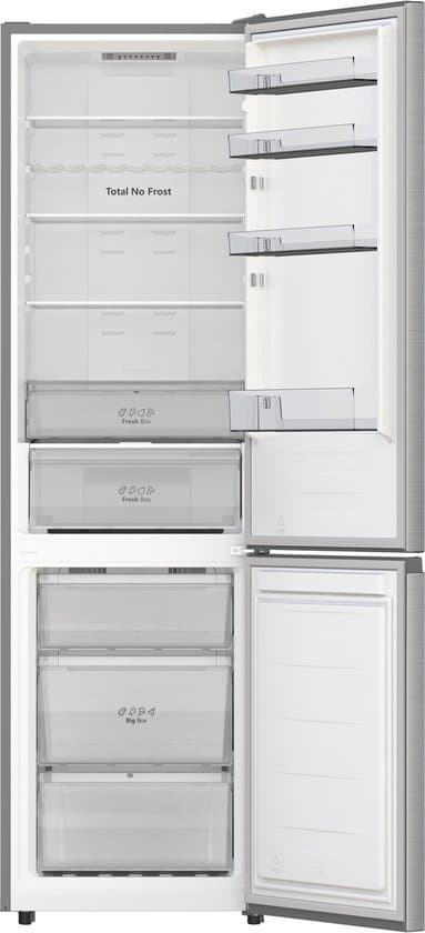 Hisense RB440N4ACA, Koelkast met A Energielabel – Koel-vriescombinatie – No Frost – RVS – Multi-Air Flow – Fast Freeze – 35dB (A) -Inverter Compressor – 336 Liter