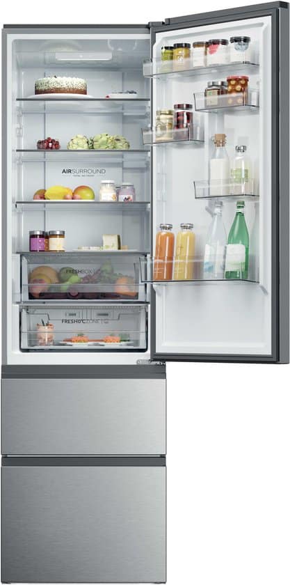 Haier Koel-vriescombinatie HTR3620CNMG – 414 liter – Energielabel C