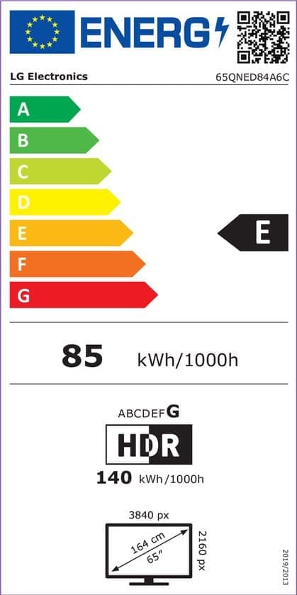 LG QNED AI 65QNED84A6C 165,1 cm (65″) 4K Ultra HD Smart TV Wifi Zwart