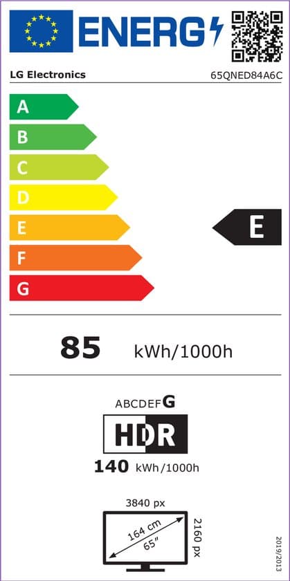 LG QNED AI 65QNED84A6C 165,1 cm (65″) 4K Ultra HD Smart TV Wifi Zwart